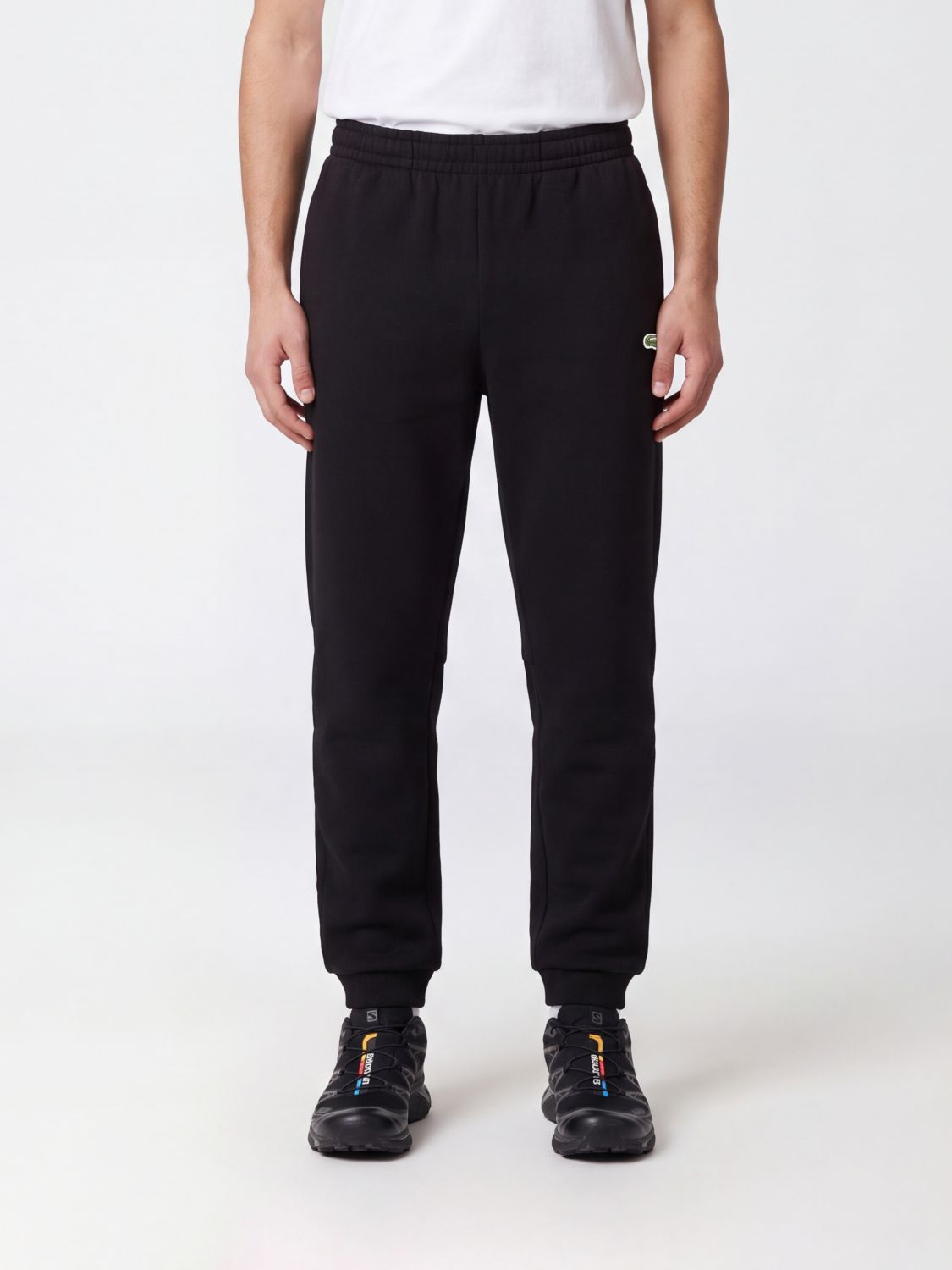 LACOSTE PANTS: Pants men Lacoste, Black - Img 1