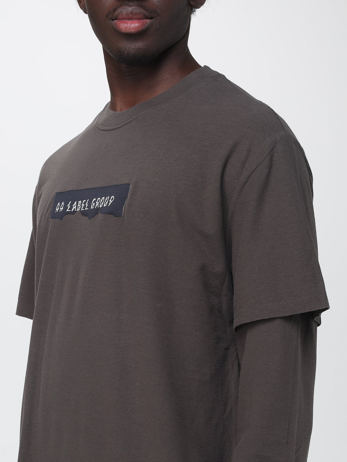 44 LABEL GROUP SWEATSHIRT: Sweatshirt men 44 Label Group, Brown - Img 3