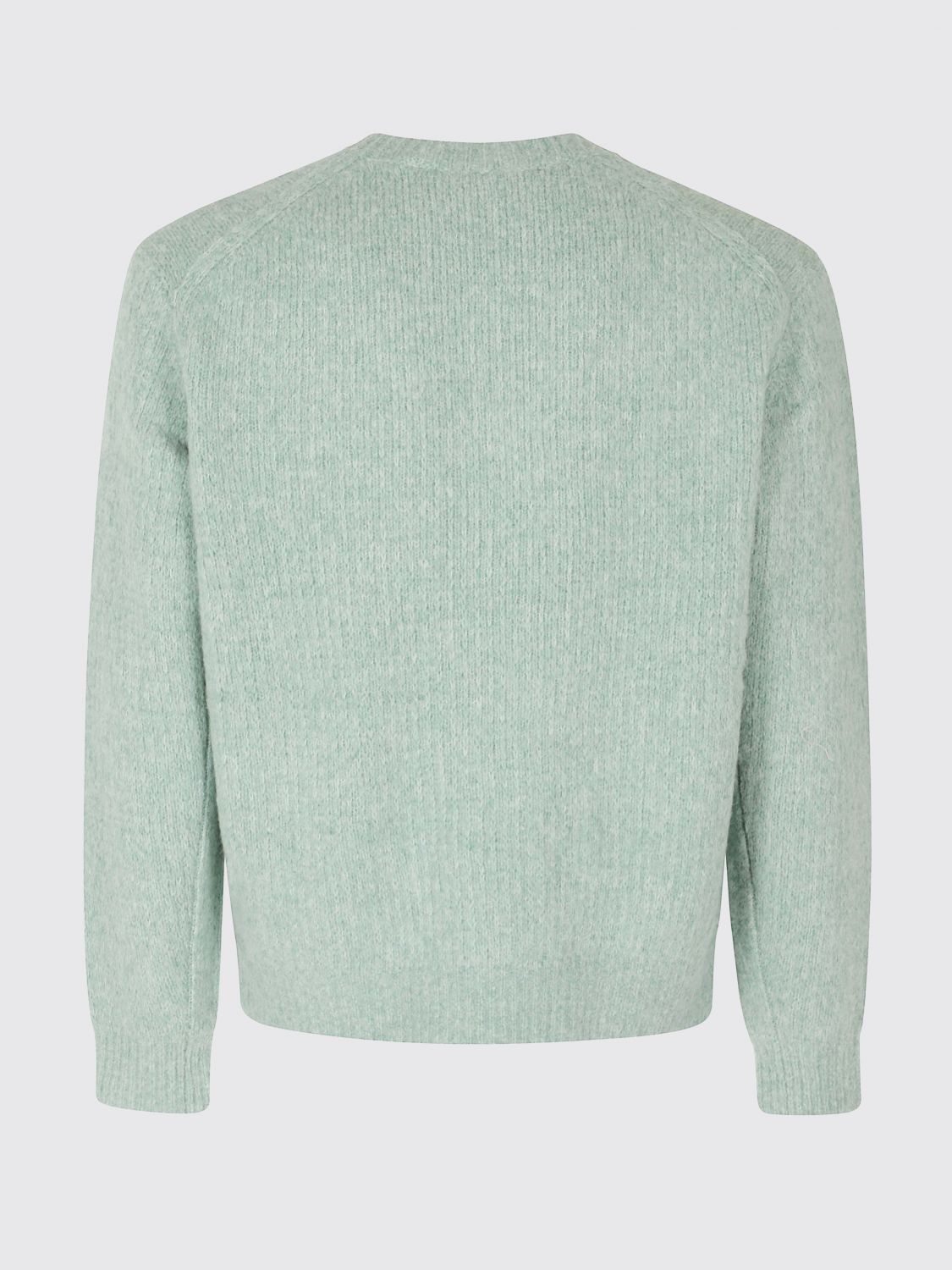SUNFLOWER SWEATER: SUNFLOWER Yak and Alpaca Wool Blend Crewneck Jumper, Grey - Img 3