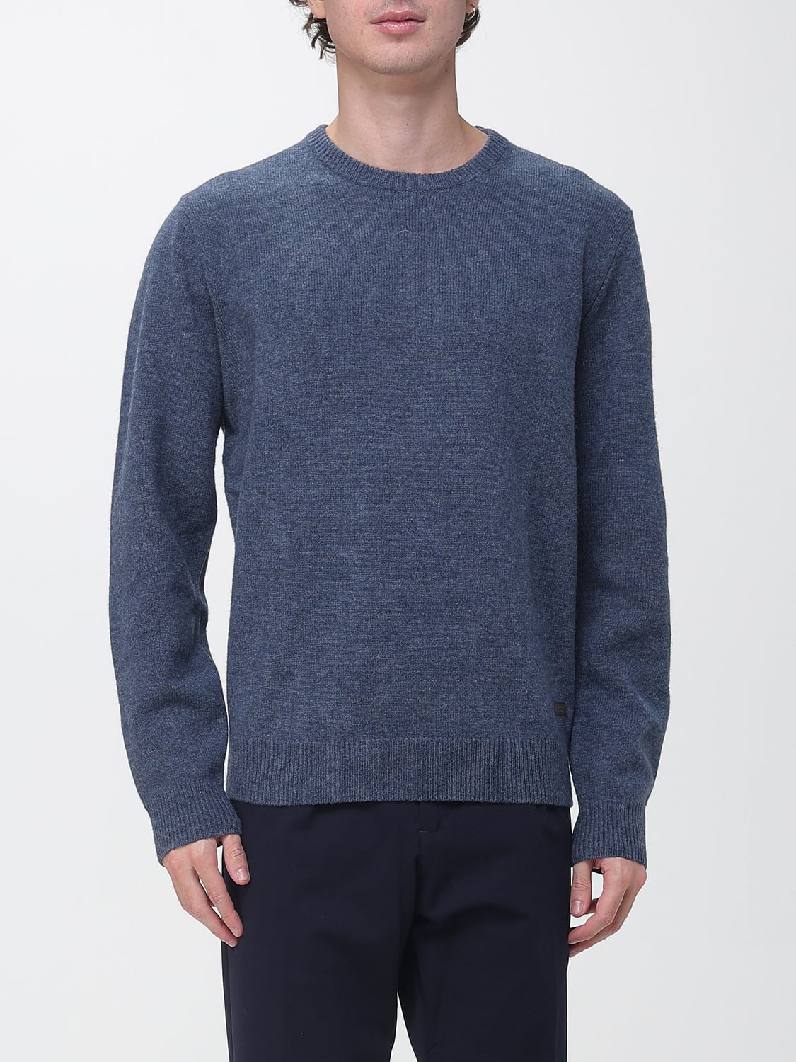 BARBOUR SWEATER: Sweater men Barbour, Navy - Img 1