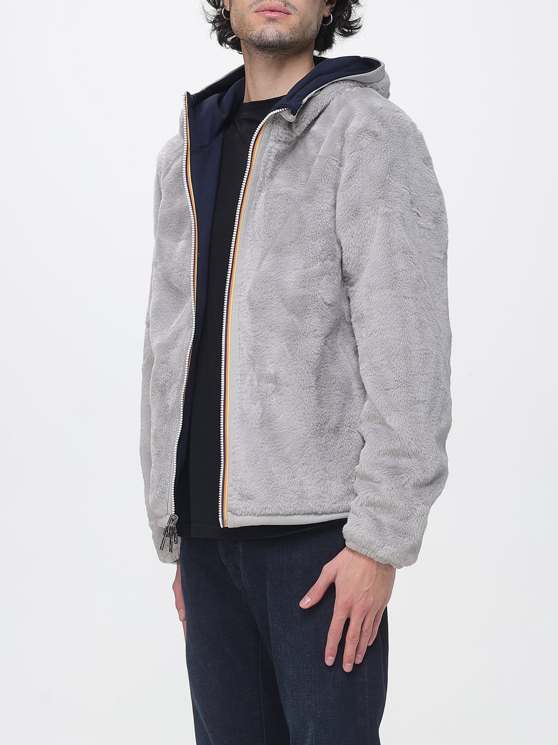 K-WAY JACKET: Jacket men K-way, Navy - Img 3