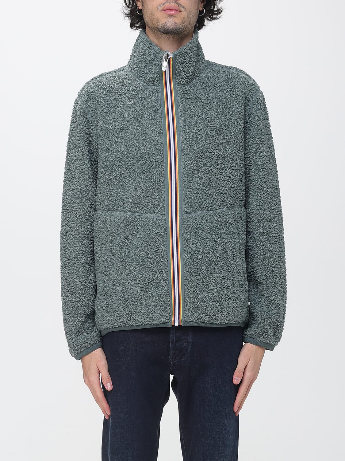 K-WAY JACKET: Jacket men K-way, Green - Img 1