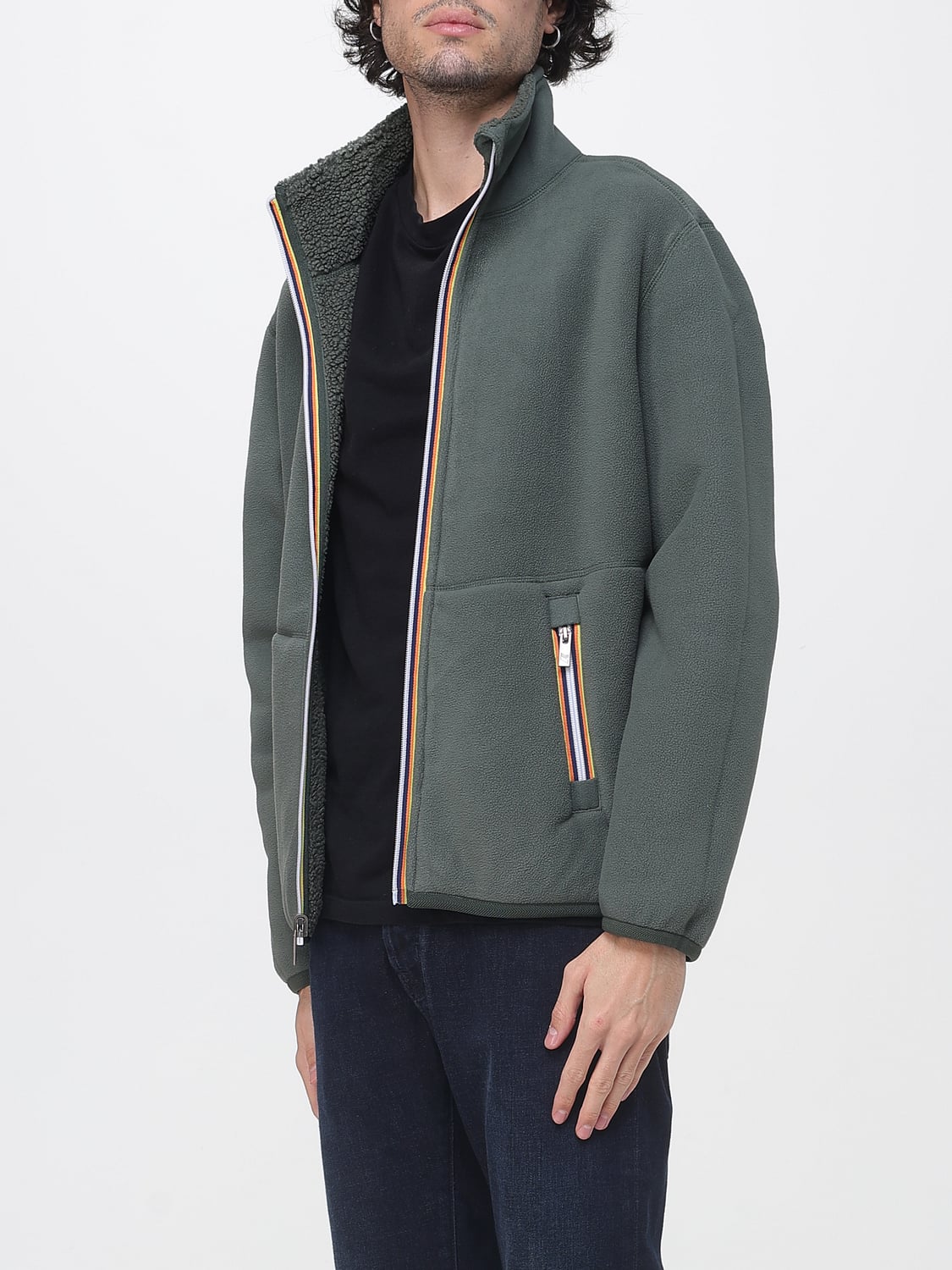 K-WAY JACKET: Jacket men K-way, Grass Green - Img 3