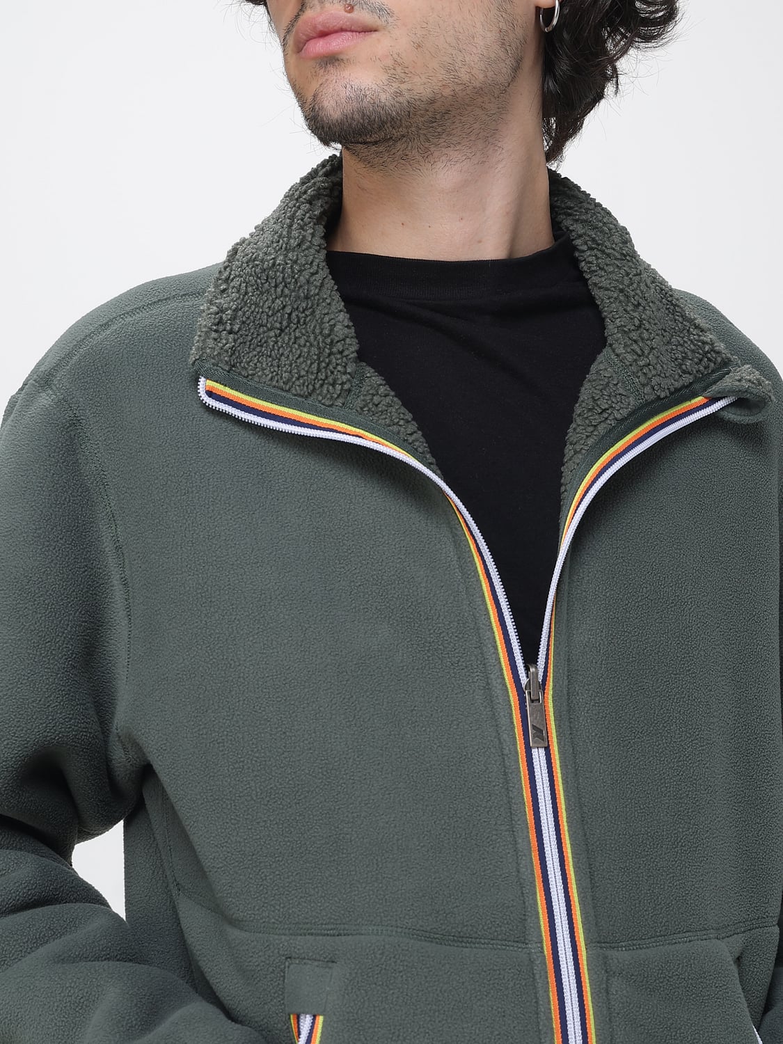 K-WAY JACKET: Jacket men K-way, Grass Green - Img 4