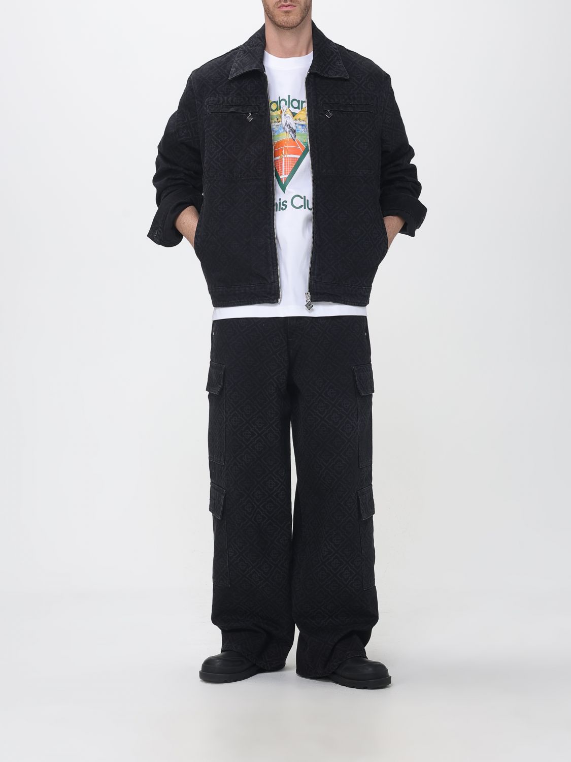 CASABLANCA JEANS: Jeans herren Casablanca, Schwarz - Img 2