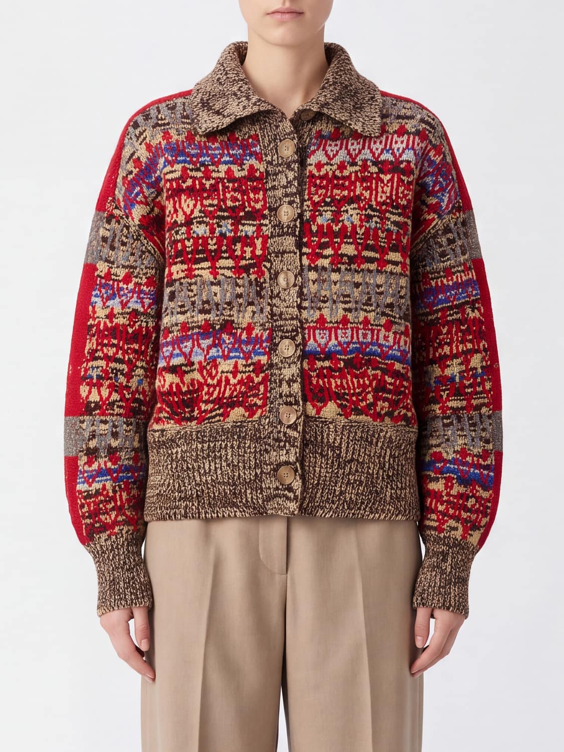 DRIES VAN NOTEN PULL: Pull femme Dries Van Noten, Multicolore - Img 1