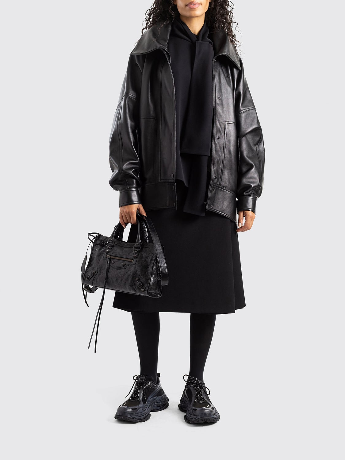BALENCIAGA FALDA: Falda mujer Balenciaga, Negro - Img 2