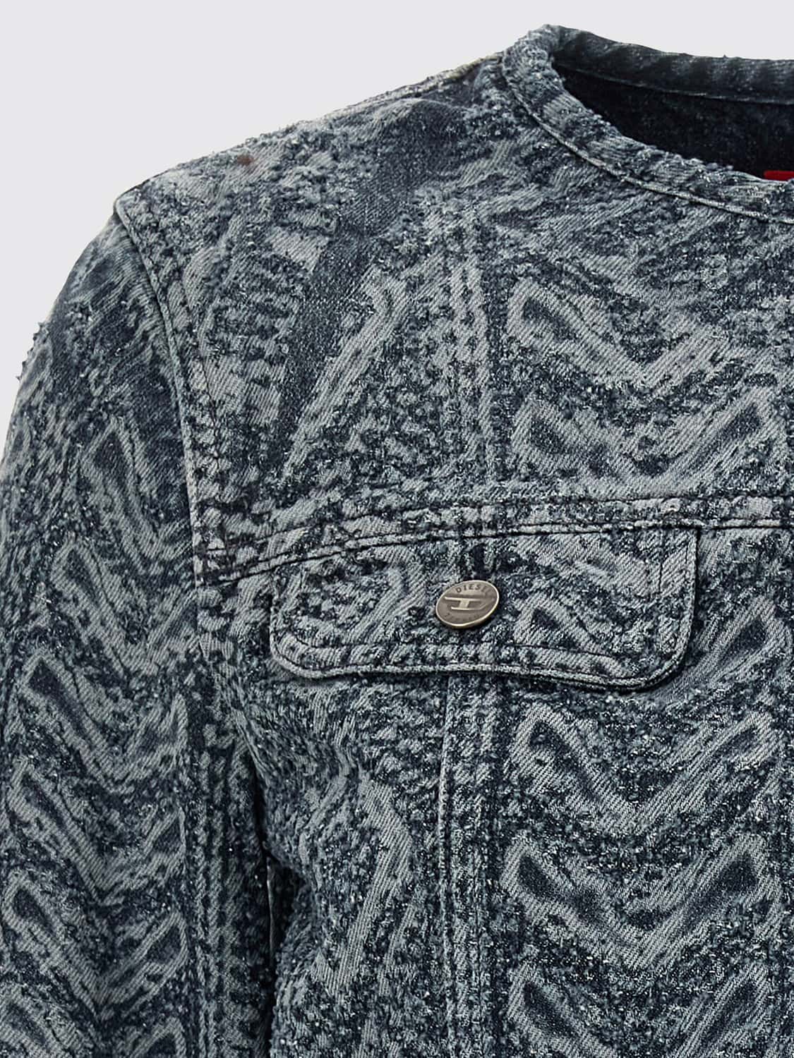DIESEL JACKET: Jacket woman Diesel, Navy - Img 4
