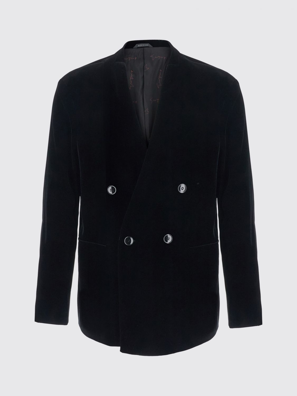 GIORGIO ARMANI JACKET: Jacket men Giorgio Armani, Black - Img 2