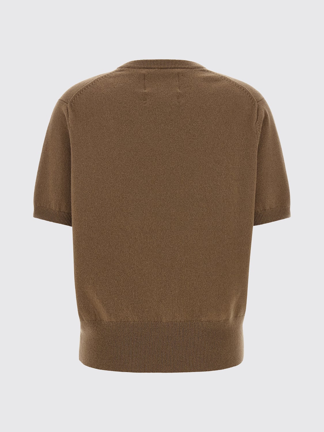 EXTREME CASHMERE PULL: Pull à col V et manches courtes Extreme Cashmere en mélange de cachemire, Marron - Img 3