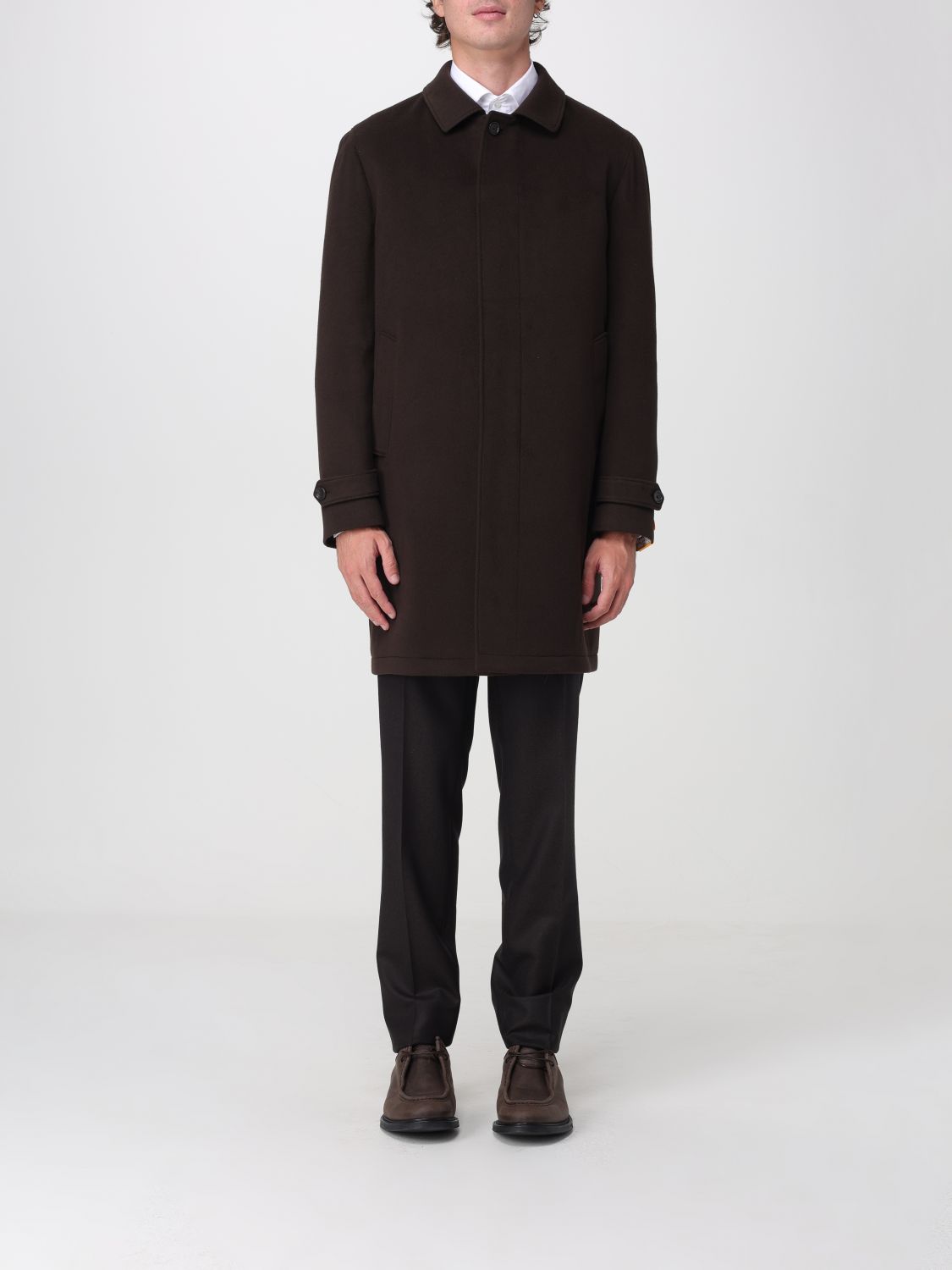 TAGLIATORE COAT: Coat men Tagliatore, Brown - Img 1