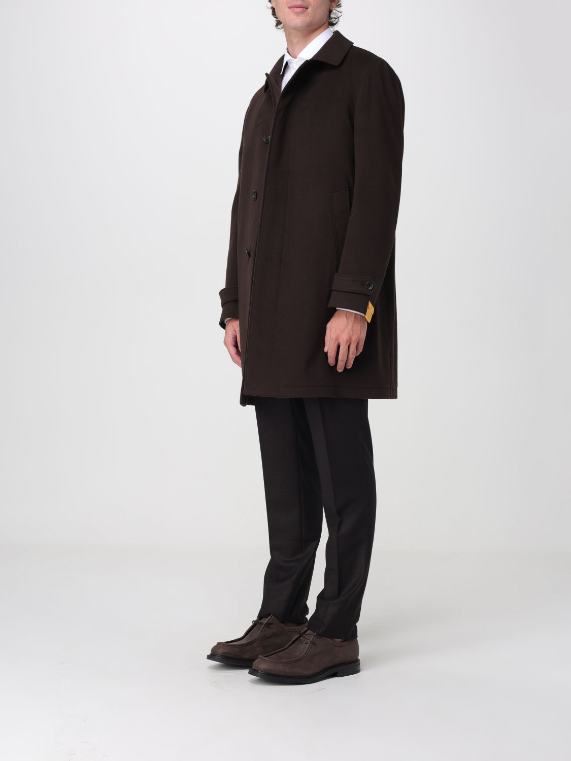 TAGLIATORE COAT: Coat men Tagliatore, Brown - Img 3