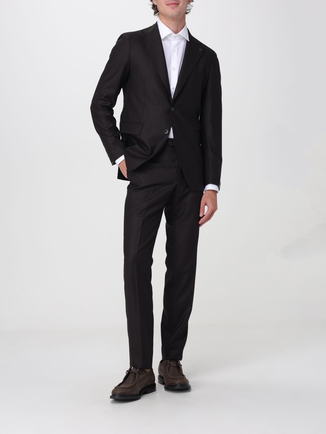 TAGLIATORE SUIT: Suit men Tagliatore, Brown - Img 2