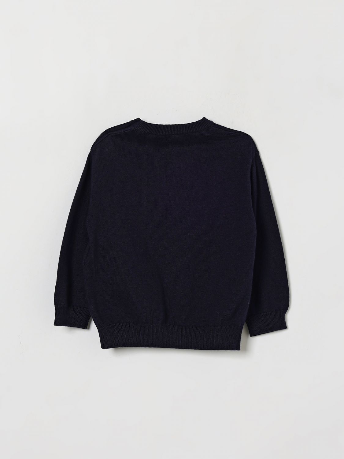 MOSCHINO PULL: Pull enfant Moschino, Bleu Marine - Img 2