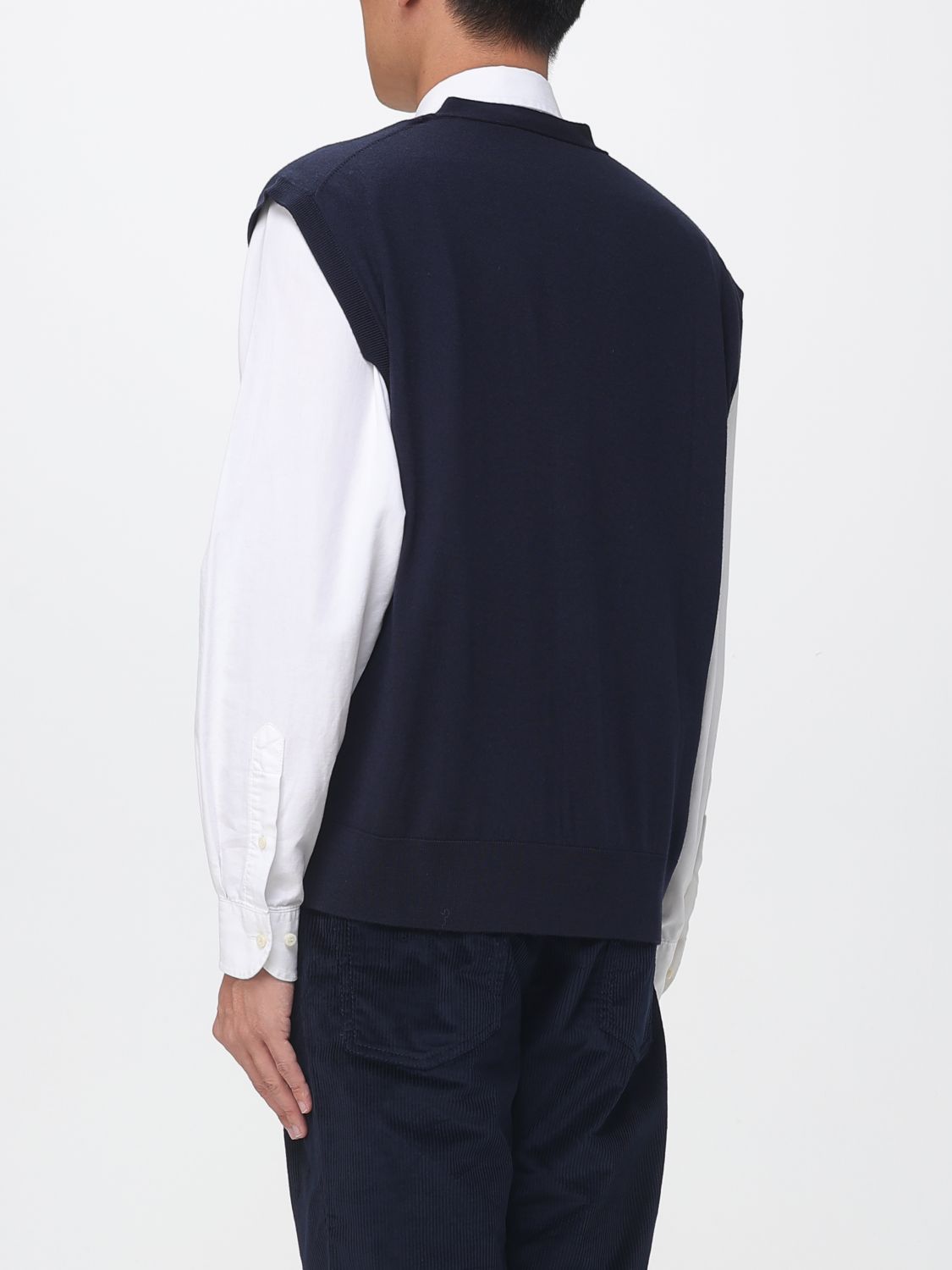 PAOLO PECORA SWEATER: Sweater men Paolo Pecora, Brown - Img 2