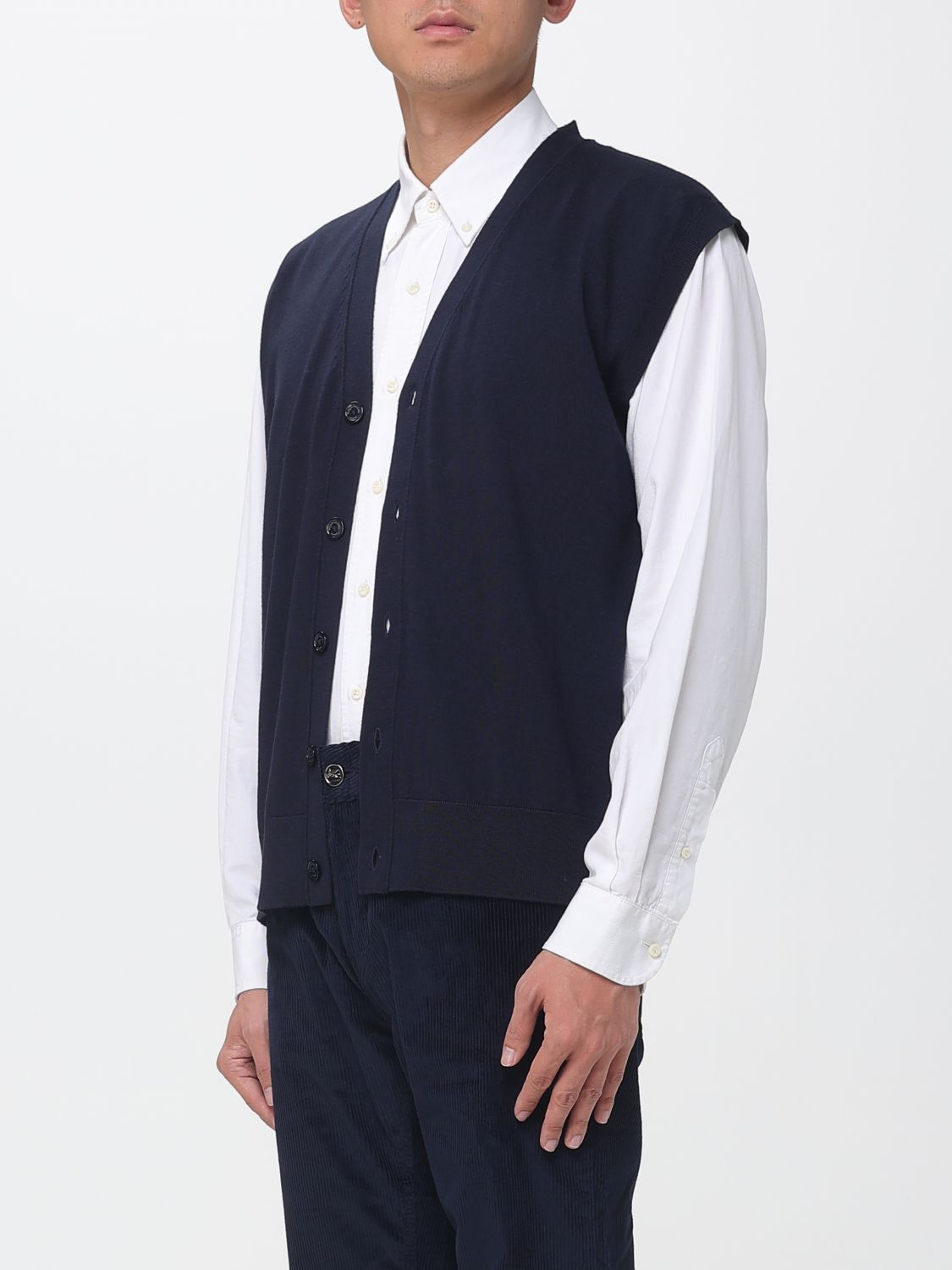 PAOLO PECORA SWEATER: Sweater men Paolo Pecora, Brown - Img 3