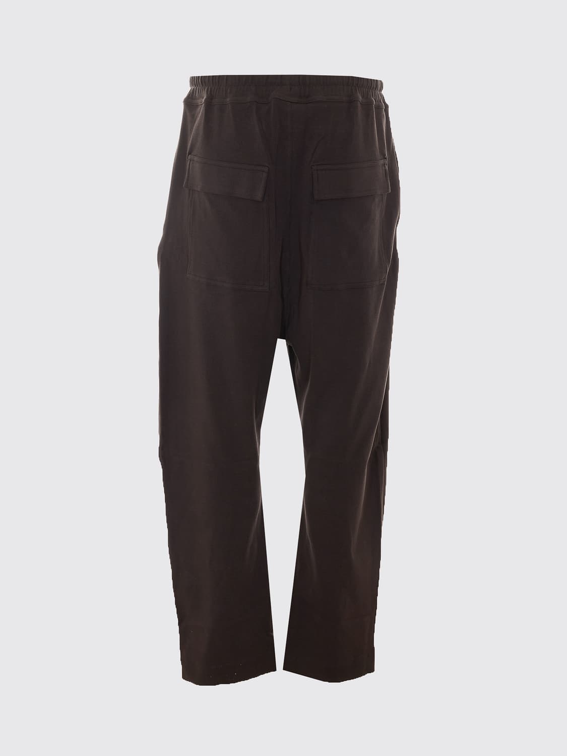 THOM KROM PANTS: Thom Krom Stretch Cotton Jogging Trousers with Drawstring Waist, Brown - Img 3
