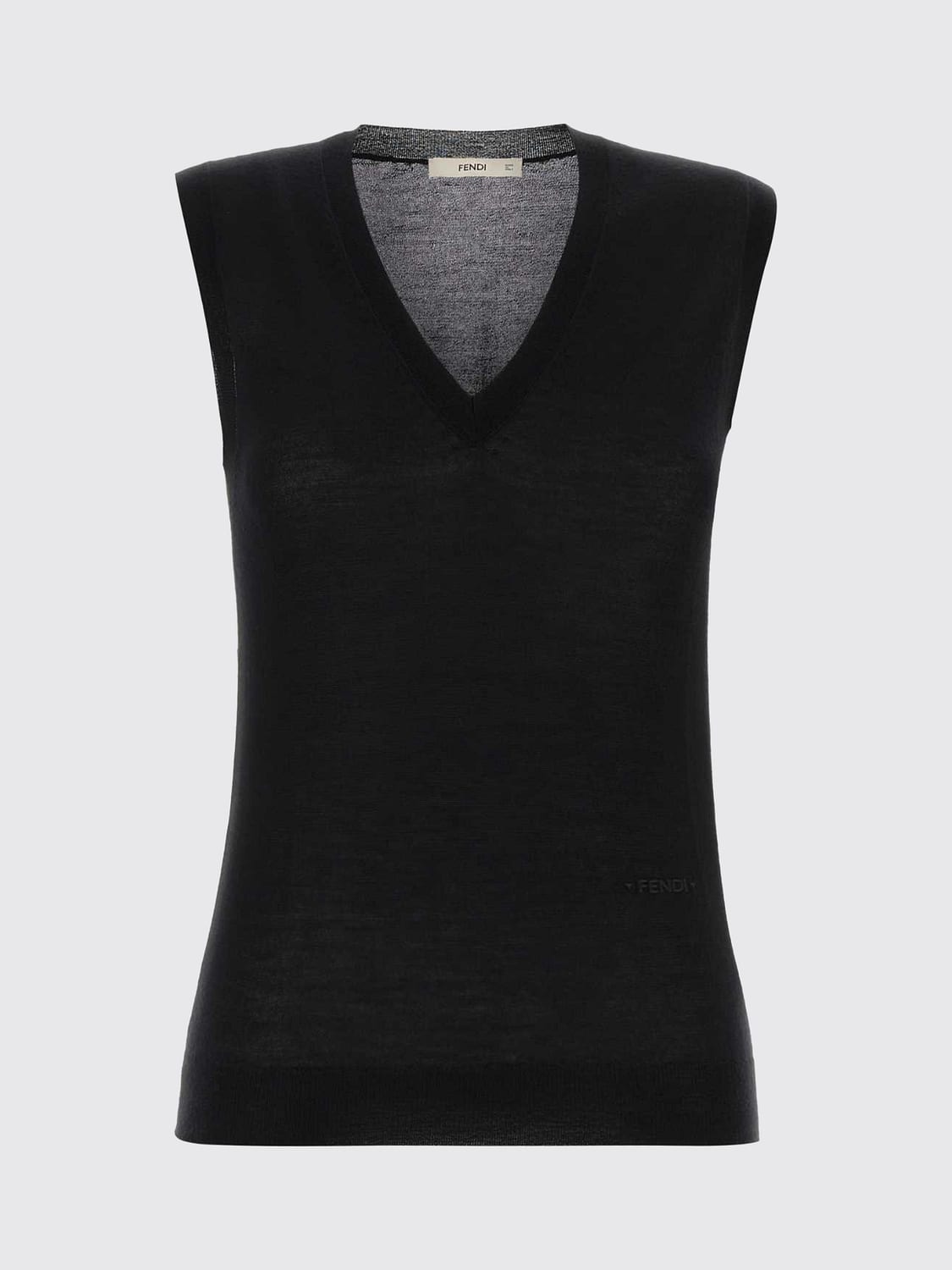 FENDI PULLOVER: Pullover damen Fendi, Schwarz - Img 2