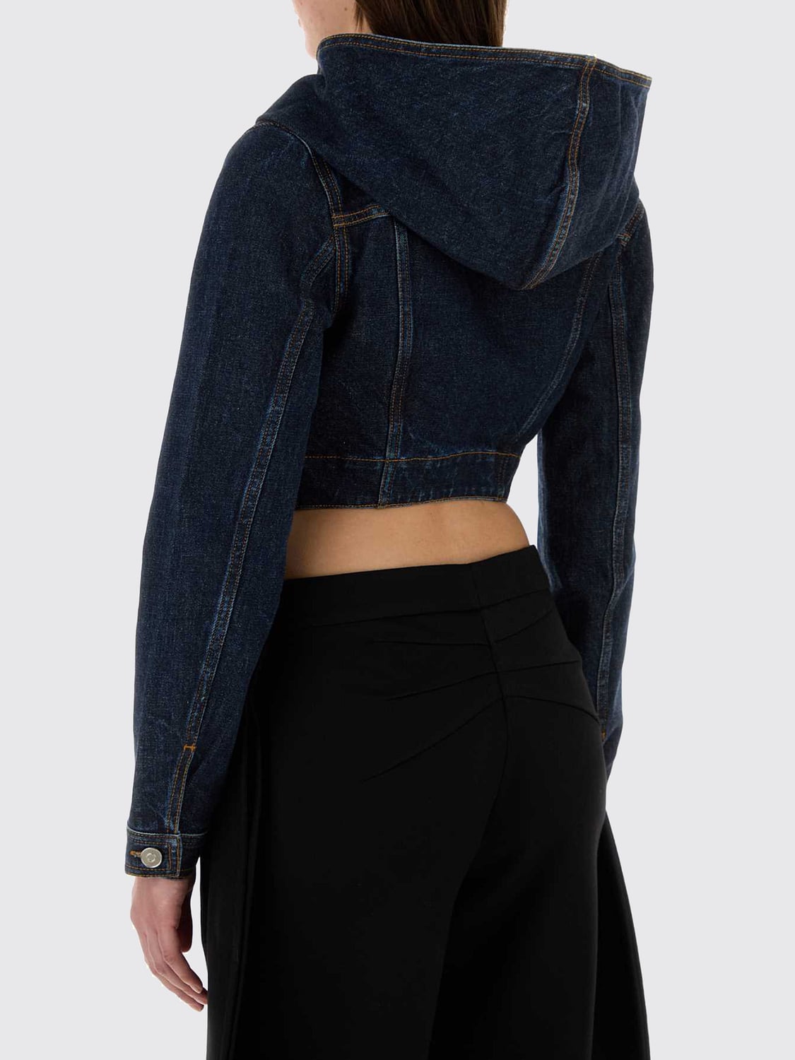 ALAÏA CHAQUETA: Chaqueta mujer AlaÏa, Azul Oscuro - Img 2