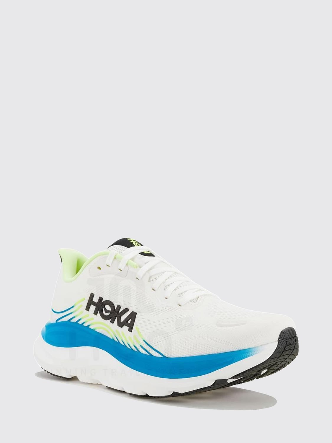 HOKA SNEAKERS: Sneakers da running Clifton 11 Hoka in mesh tecnico traspirante e ammortizzato, Azzurro - Img 1