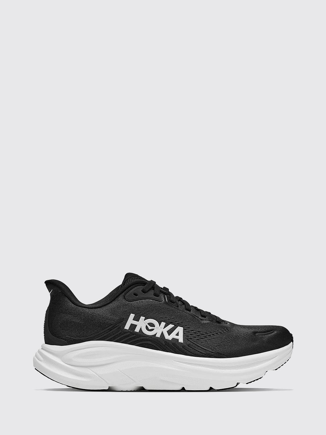 HOKA SNEAKERS: Hoka Clifton 11 Cushioned Breathable Technical Mesh Running Trainers, Black 2 - Img 1