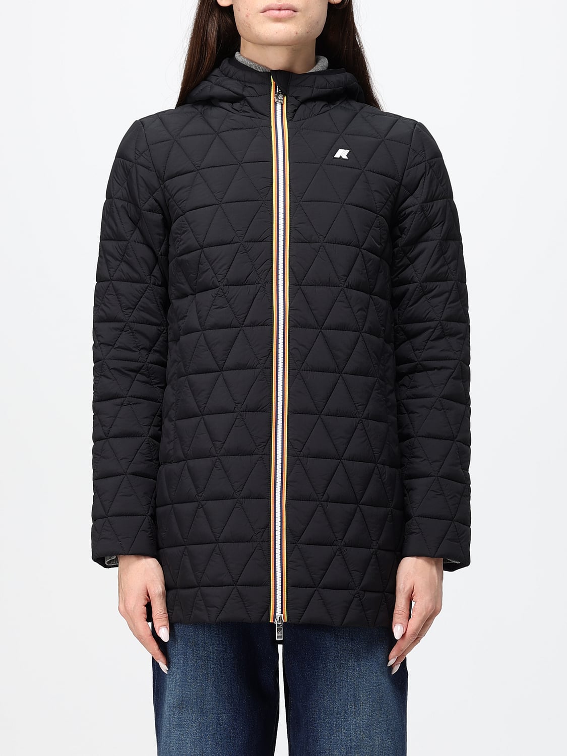 K-WAY JACKE: Jacke damen K-way, Schwarz - Img 1