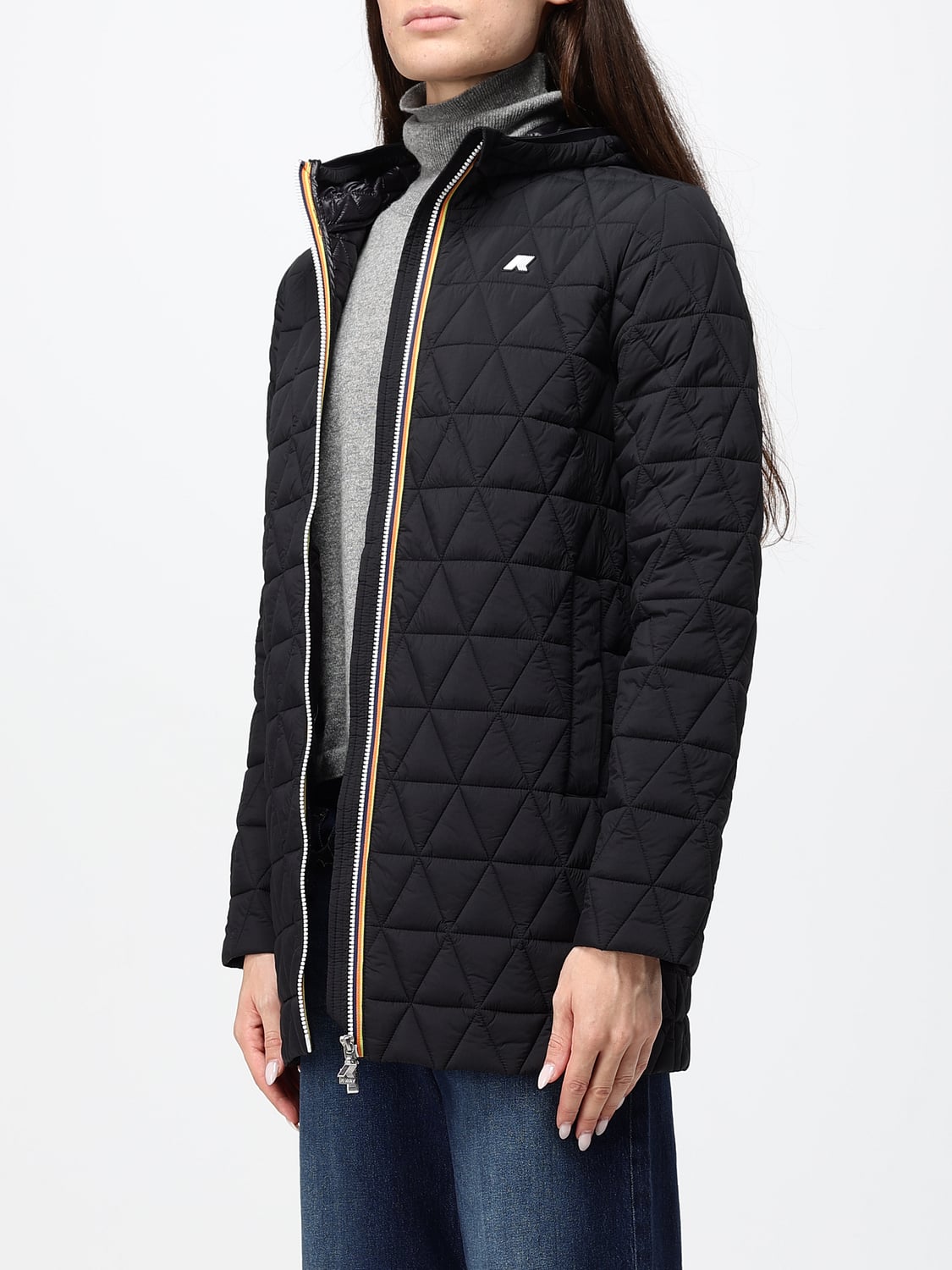 K-WAY JACKE: Jacke damen K-way, Schwarz - Img 3