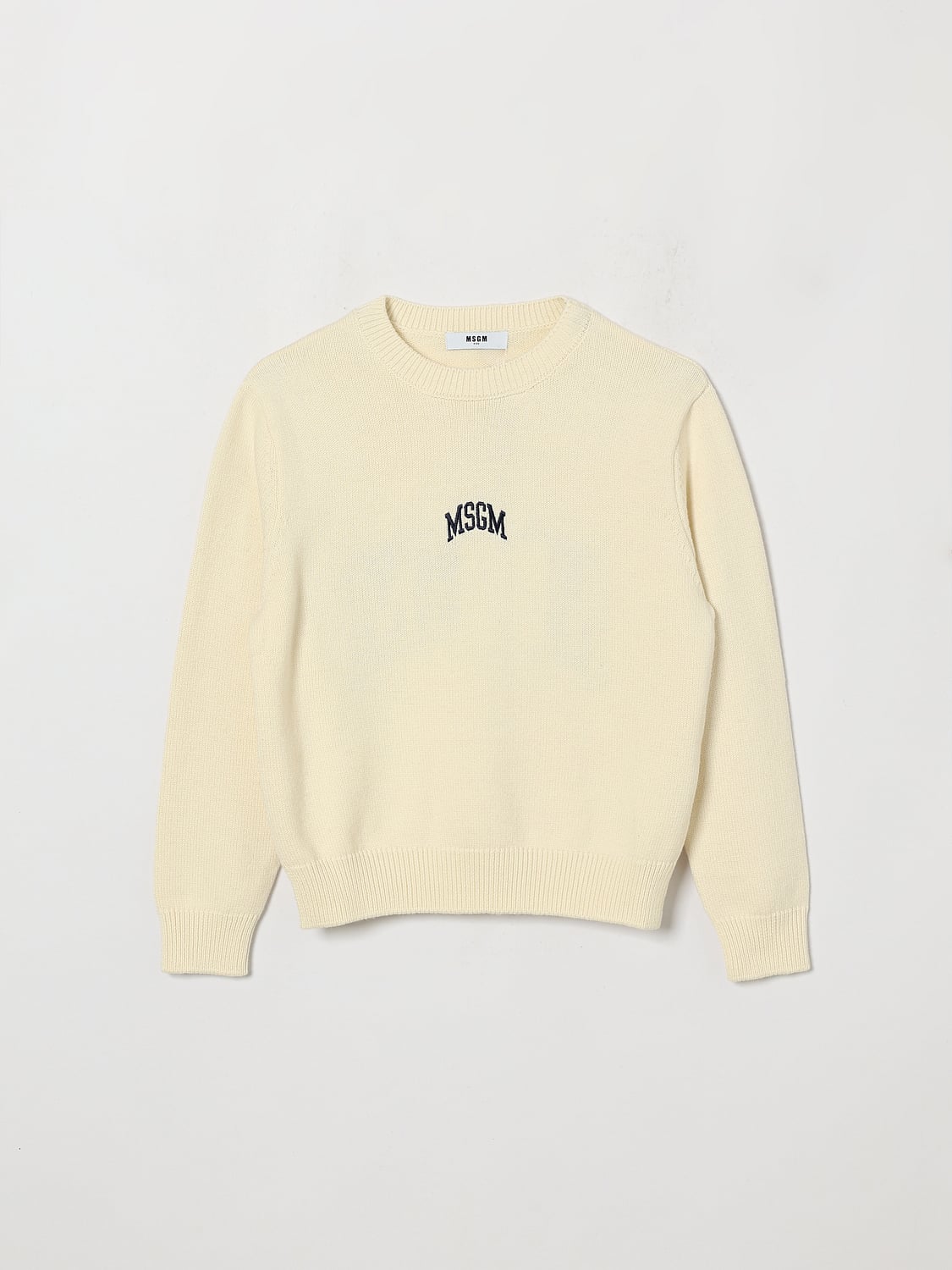 MSGM KIDS PULL: Pull enfant MSGM Kids, Crème - Img 1