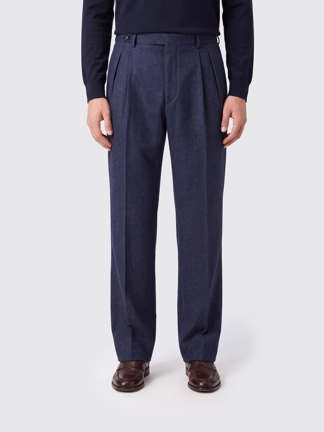 BRIONI PANTS: Pants men Brioni, Navy - Img 1
