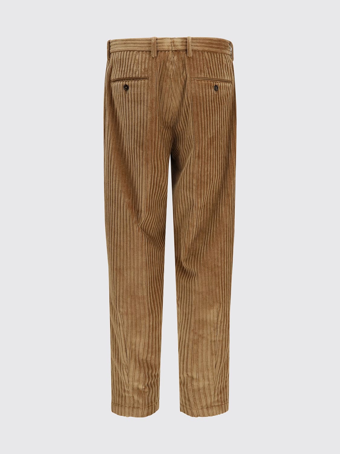 DOLCE & GABBANA PANTS: Straight Fit Corduroy Trousers Dolce & Gabbana with a Mid-Rise Waist, Sand - Img 2