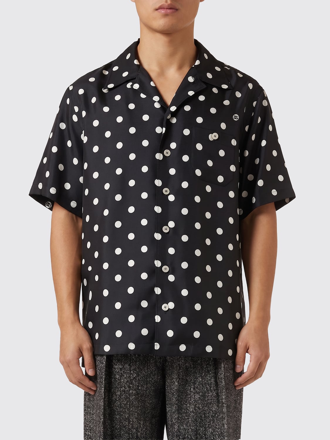 DOLCE & GABBANA SHIRT: Shirt men Dolce & Gabbana, Black - Img 1