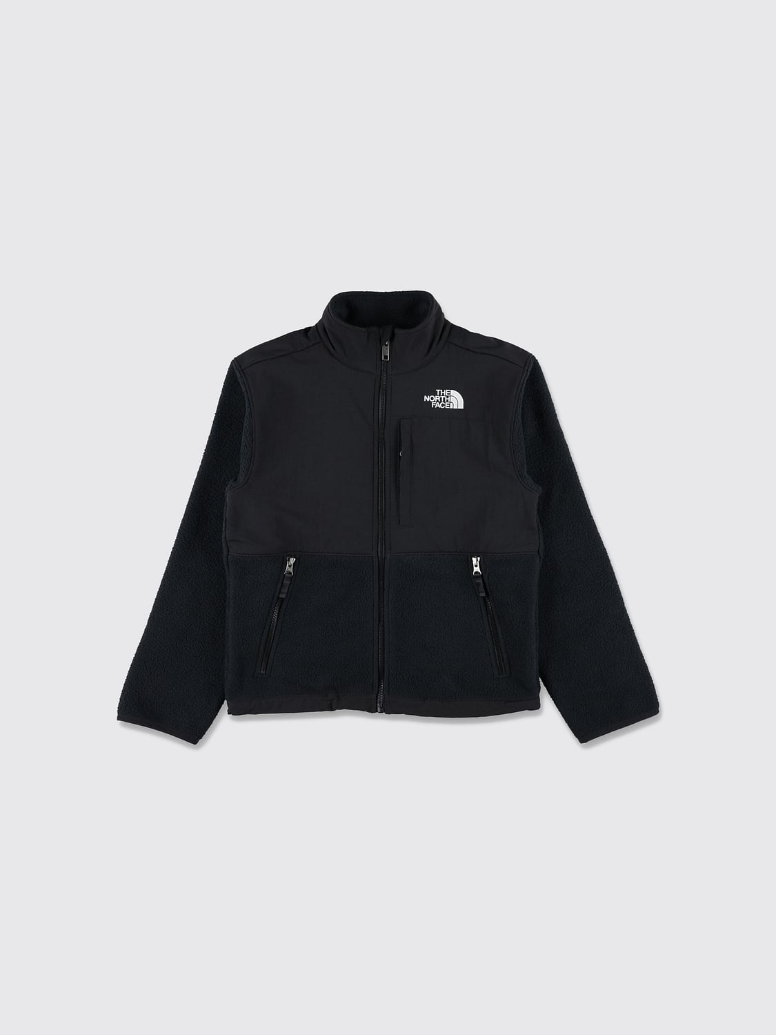 THE NORTH FACE JACKE: Zweifarbige Fleecejacke für Jungen von The North Face mit Kontrastlogo, Schwarz - Img 1