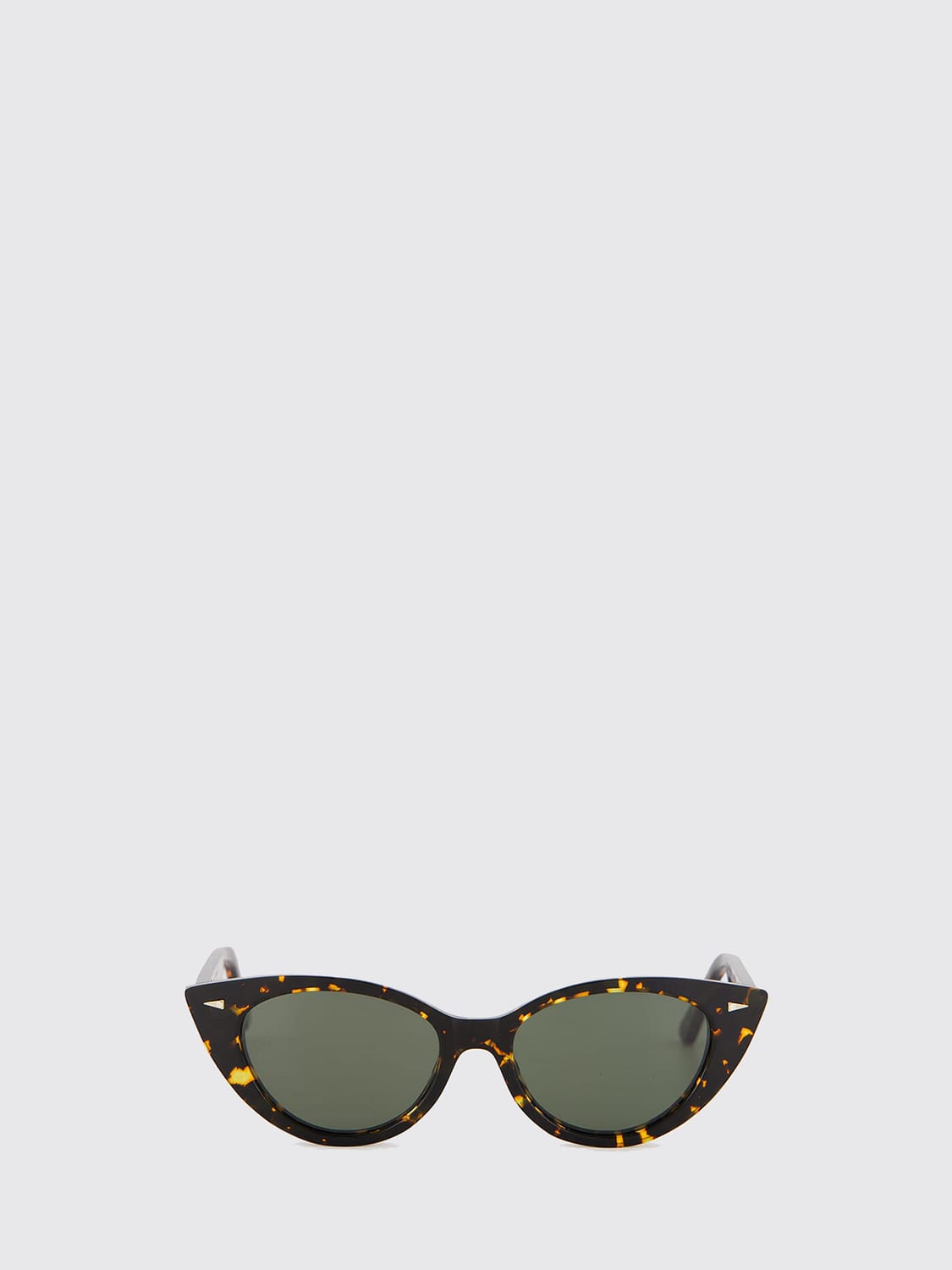 AHLEM SUNGLASSES: Gambetta Cat-Eye Tortoiseshell Acetate Sunglasses Ahlem with Gold Details, Yellow - Img 2