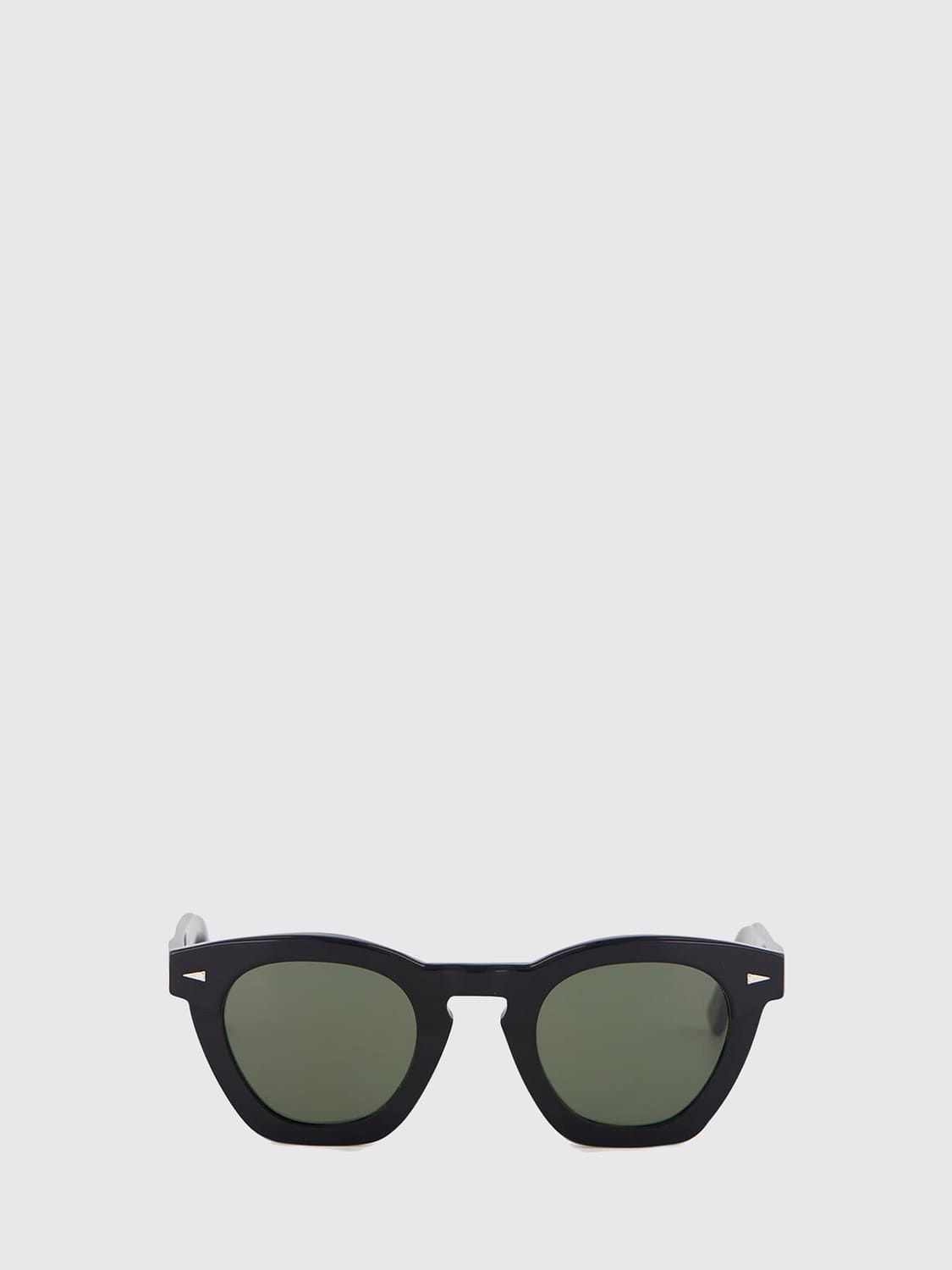 AHLEM SUNGLASSES: Montorgueil Cat-Eye Acetate Sunglasses Ahlem with Gold-Plated Details, Black - Img 2