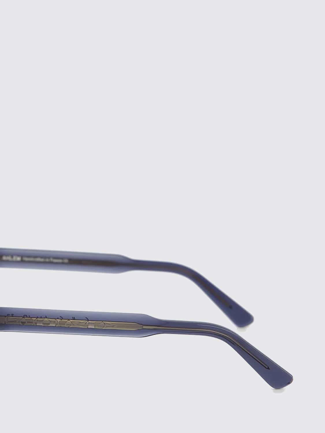 AHLEM SUNGLASSES: Grenelle Rounded Acetate Sunglasses Ahlem with Gradient Lenses, Blue - Img 3