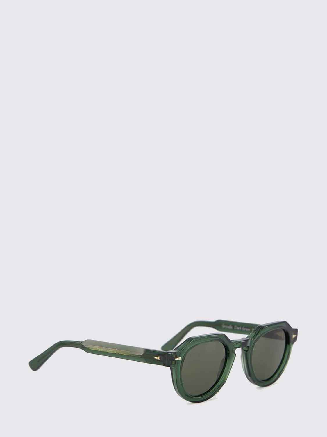 AHLEM SUNGLASSES: Grenelle Rounded Acetate Sunglasses Ahlem with Gradient Lenses, Green - Img 1