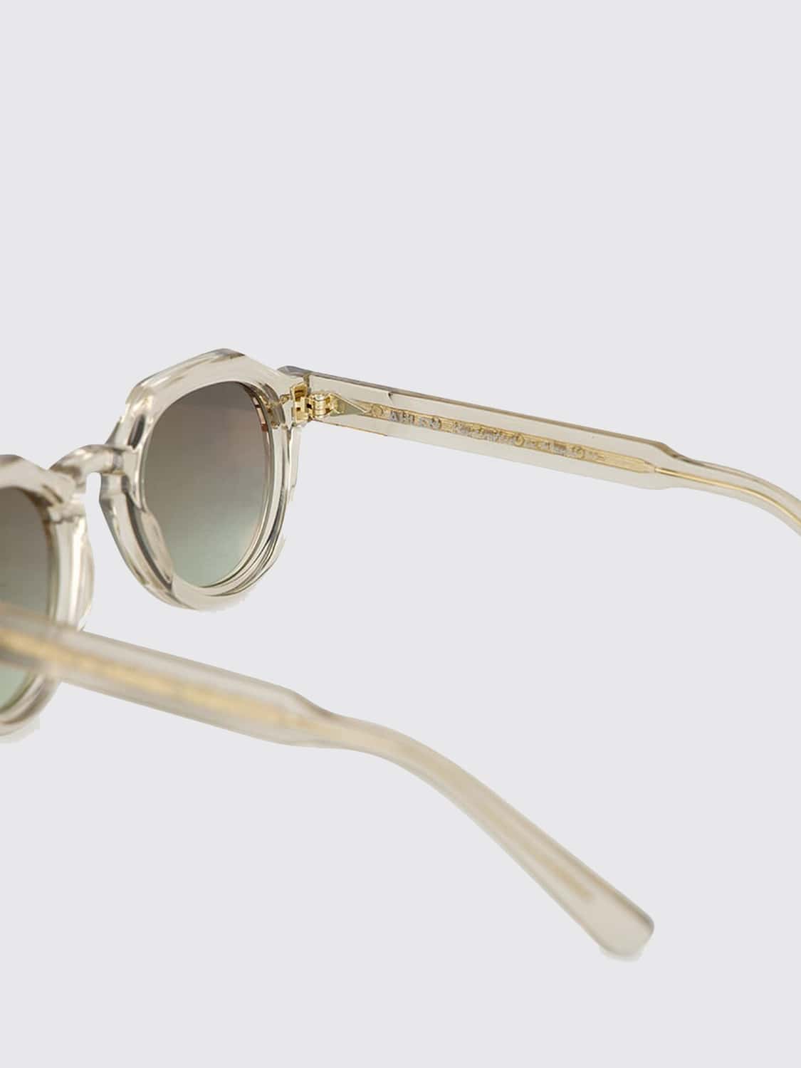 AHLEM SUNGLASSES: Grenelle Rounded Acetate Sunglasses Ahlem with Gradient Lenses, Grey - Img 4