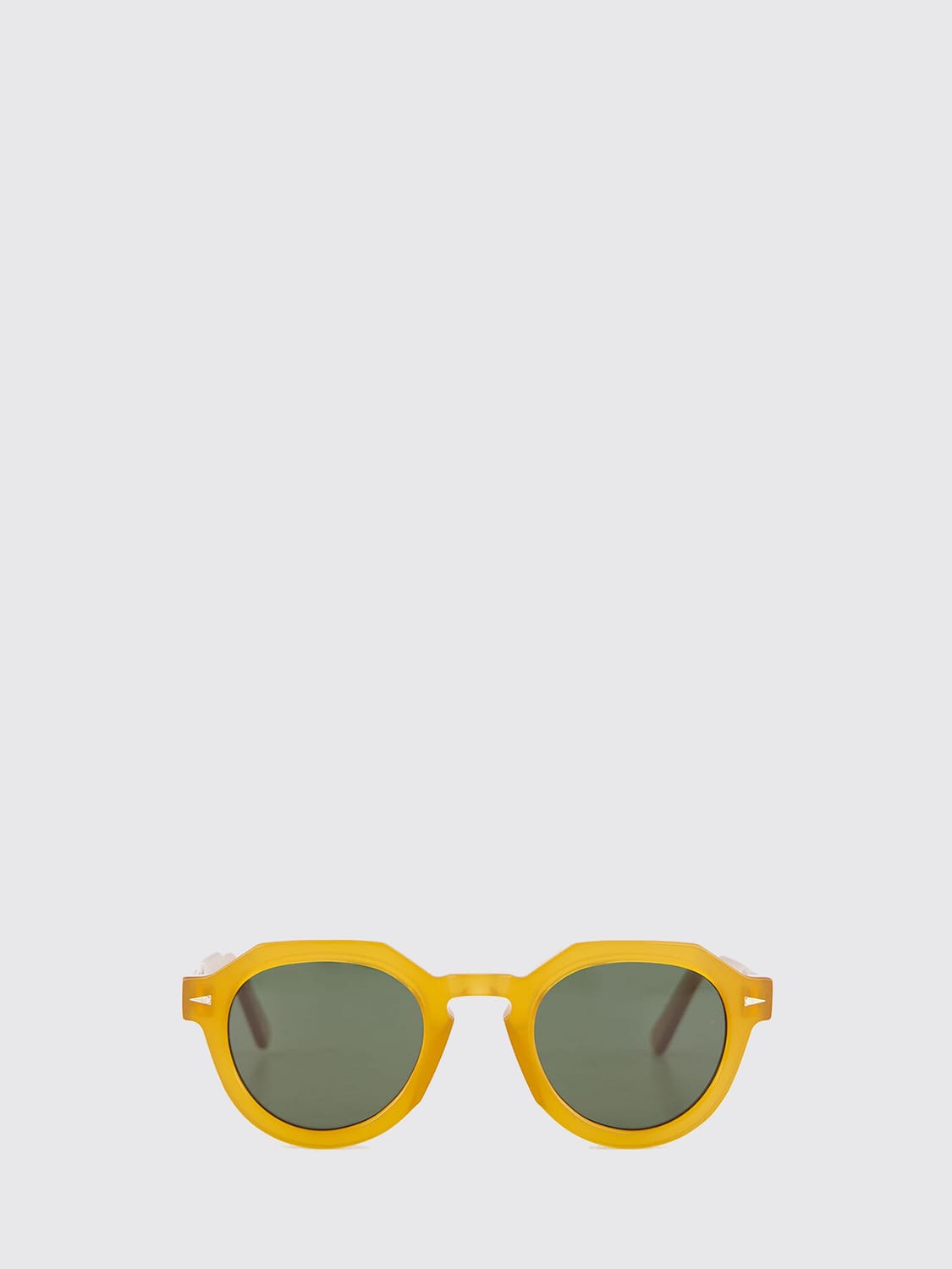 AHLEM SUNGLASSES: Grenelle Rounded Acetate Sunglasses Ahlem with Gradient Lenses, Peach - Img 2