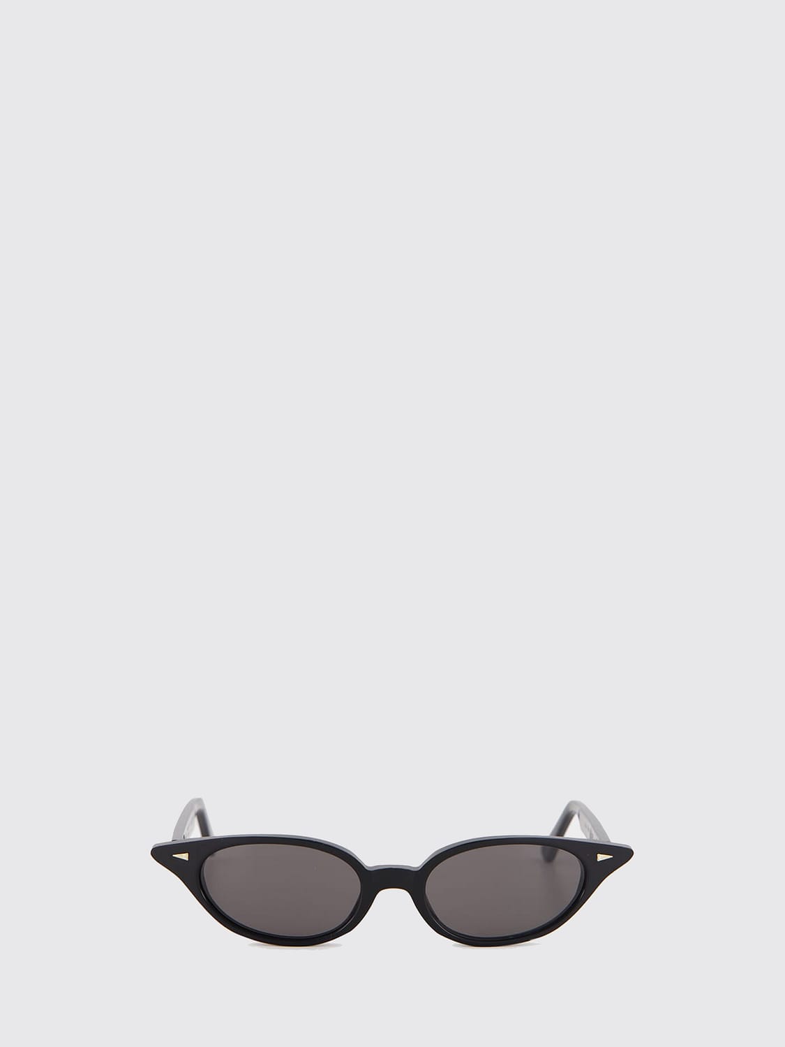 AHLEM SUNGLASSES: Grâce Oval Cat-Eye Acetate Sunglasses Ahlem with Gold-Plated Details, Black - Img 2