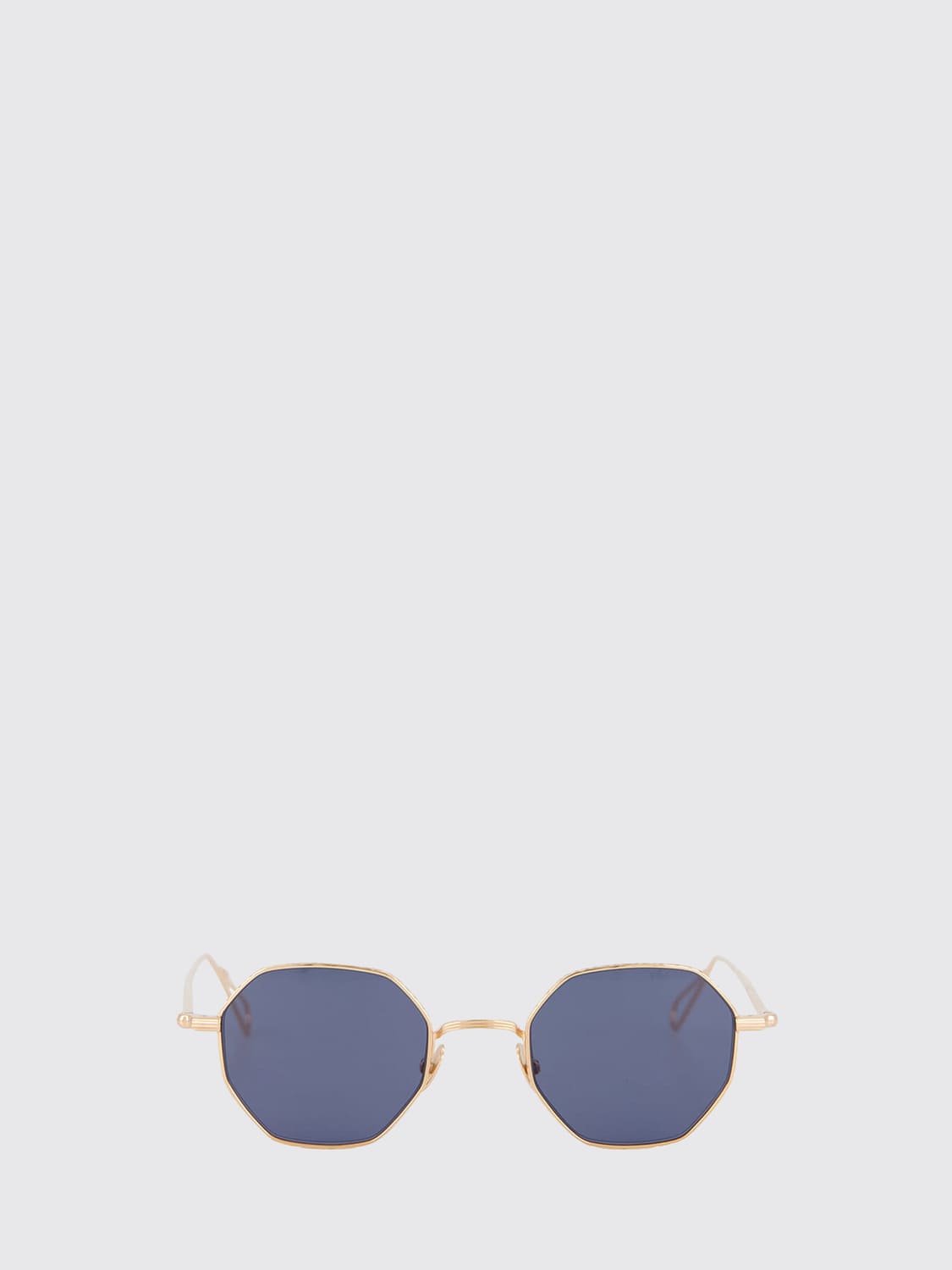AHLEM SUNGLASSES: Trocadero Gold-Plated Metal Sunglasses Ahlem with Contrast Bridge, Gold - Img 2