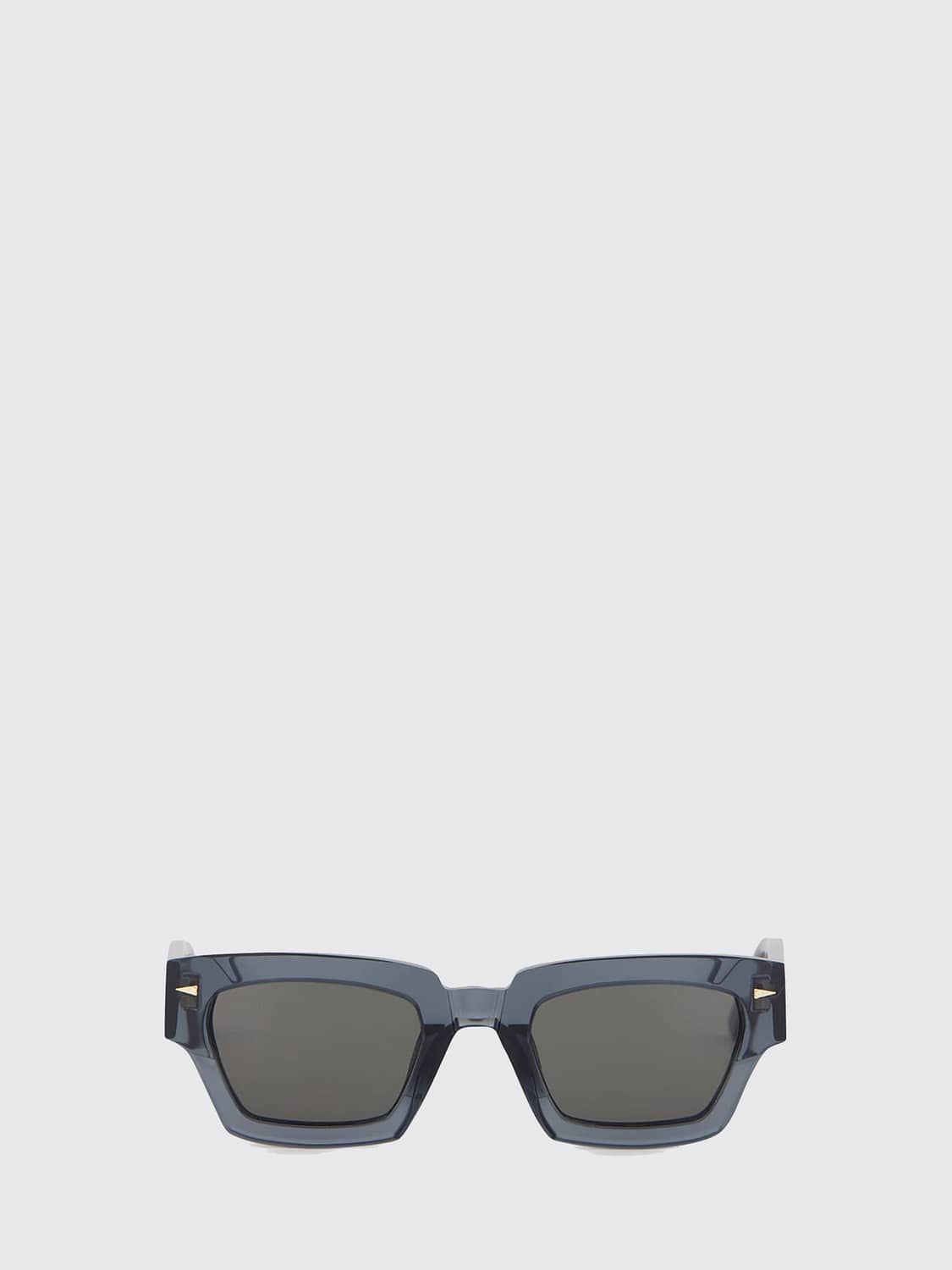 AHLEM SUNGLASSES: Magenta Cat-Eye Acetate and Metal Sunglasses Ahlem with CR-39 Lenses, Grey - Img 2
