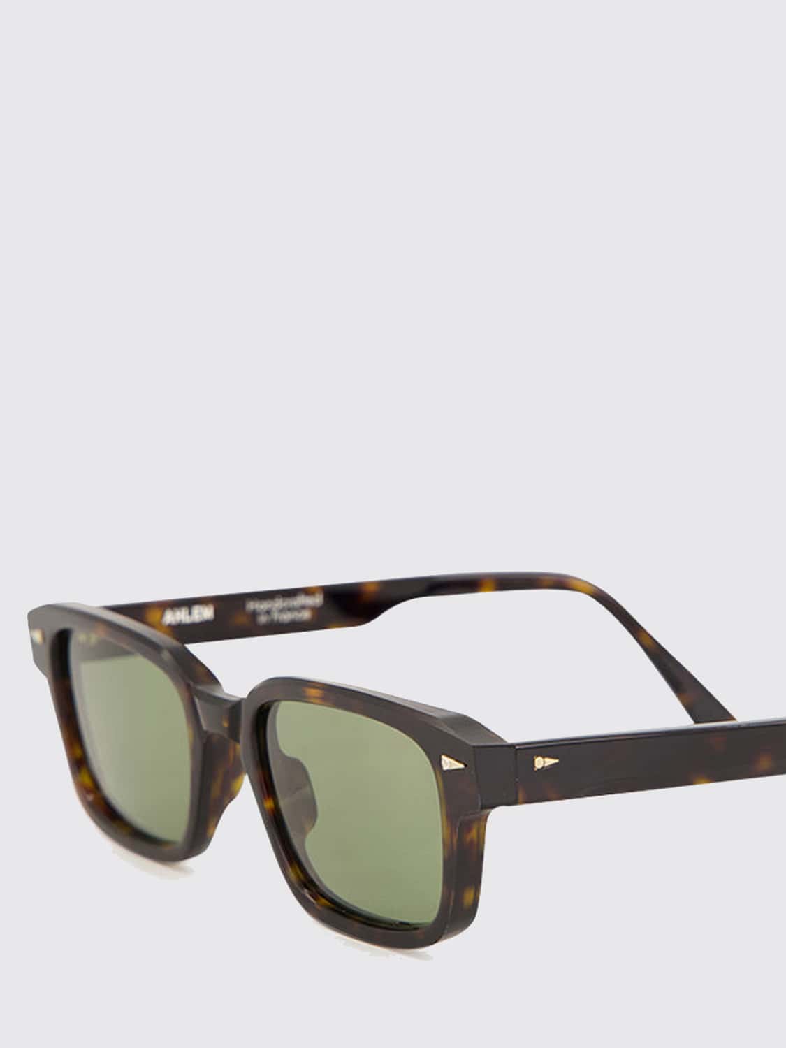 AHLEM SUNGLASSES: Rive Gauche Aviator Tortoiseshell Acetate Sunglasses Ahlem with Coloured Lenses, Brown - Img 3
