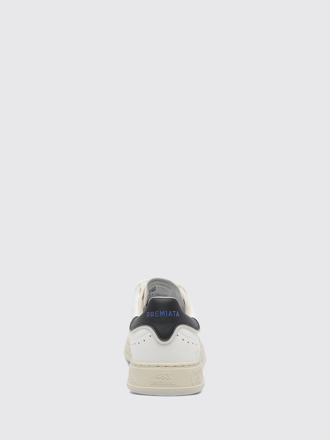 PREMIATA SNEAKERS: Quinn Calfskin Sneakers Premiata with Crackle Leather Details, Bianco 3 - Img 3