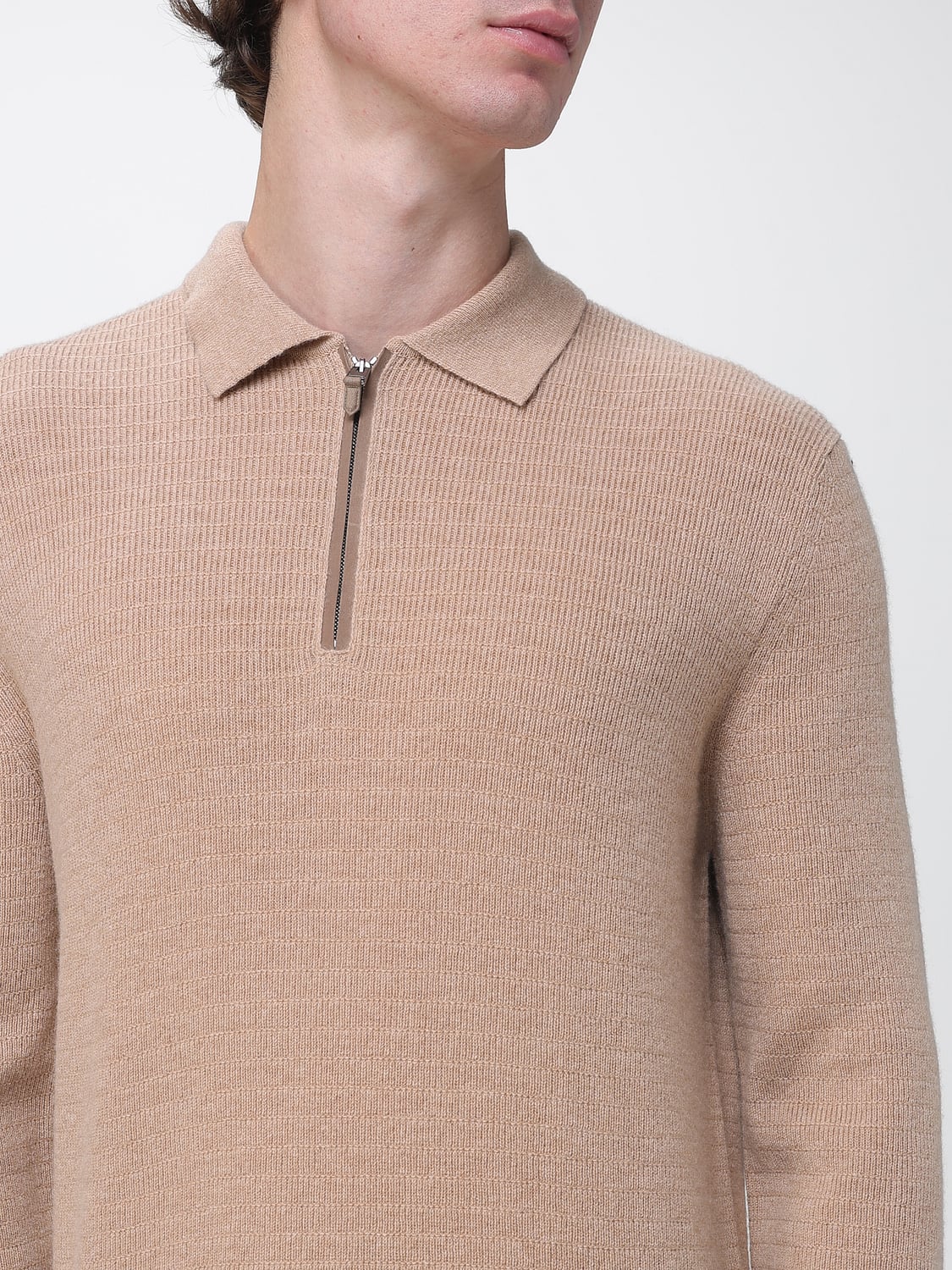 CANALI PULL: Pull homme Canali, Beige - Img 3