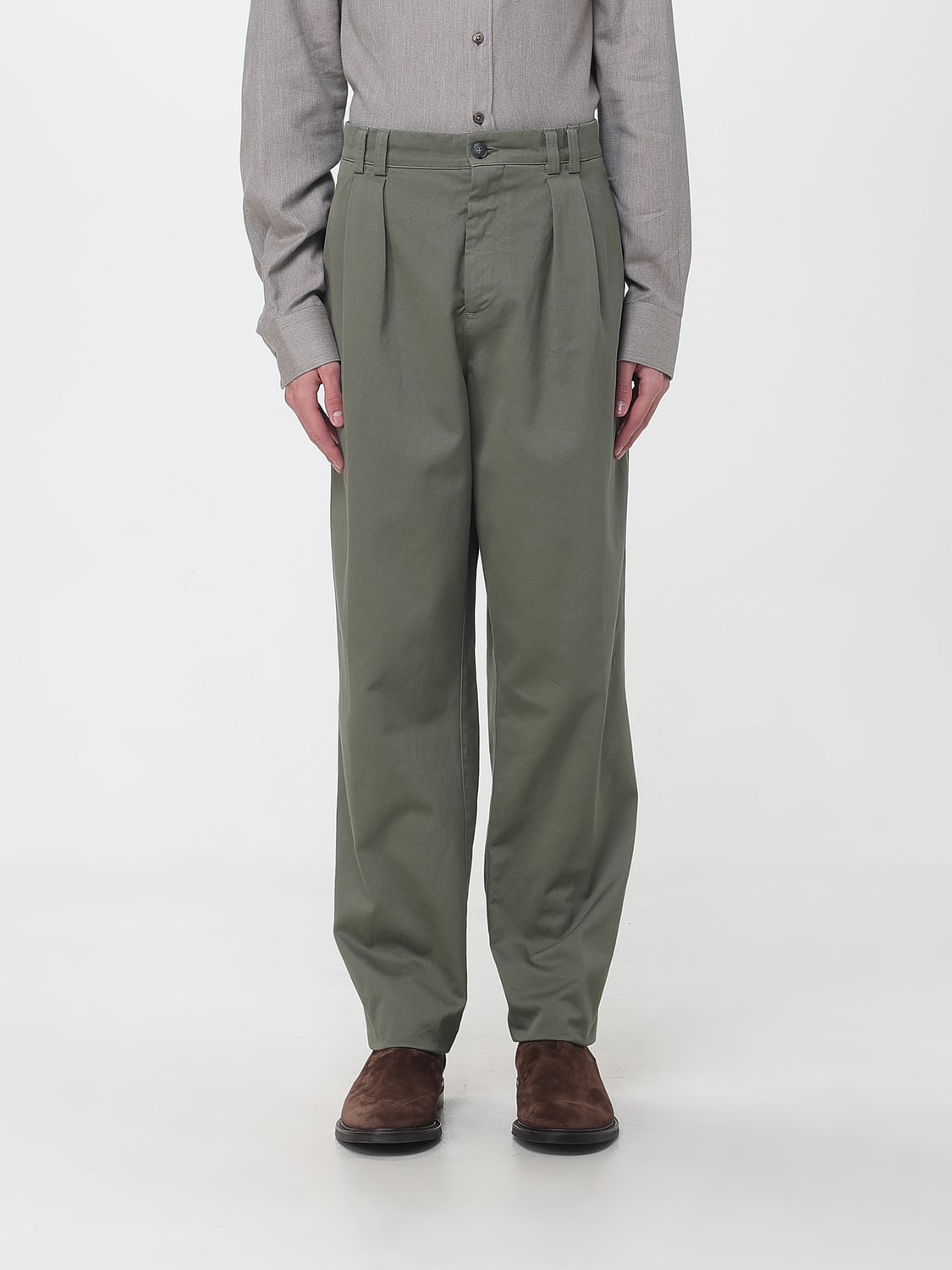 CANALI PANTALONES: Pantalones hombre Canali, Verde - Img 1