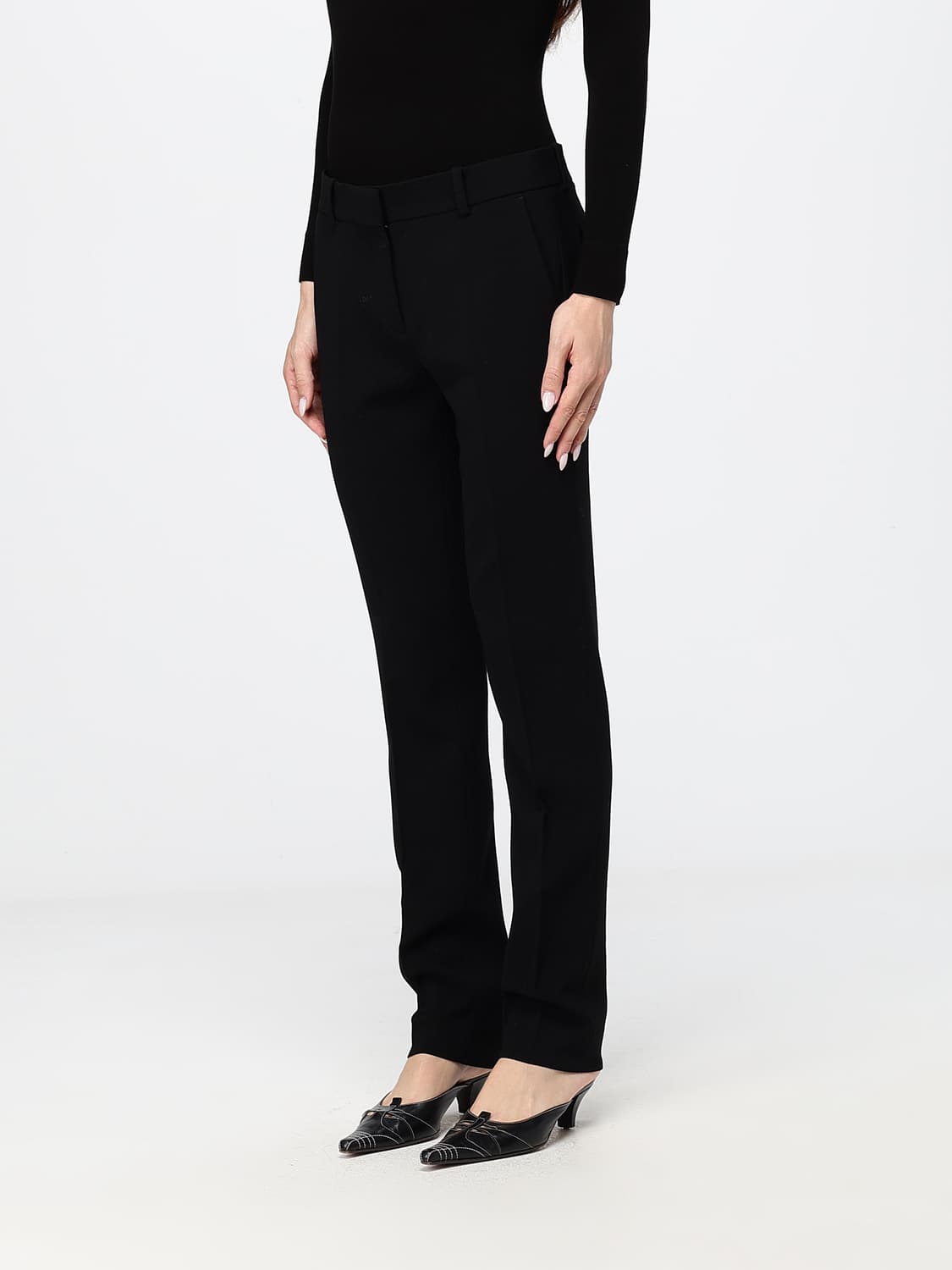 TOTEME PANTALONES: Pantalones mujer Toteme, Negro - Img 4