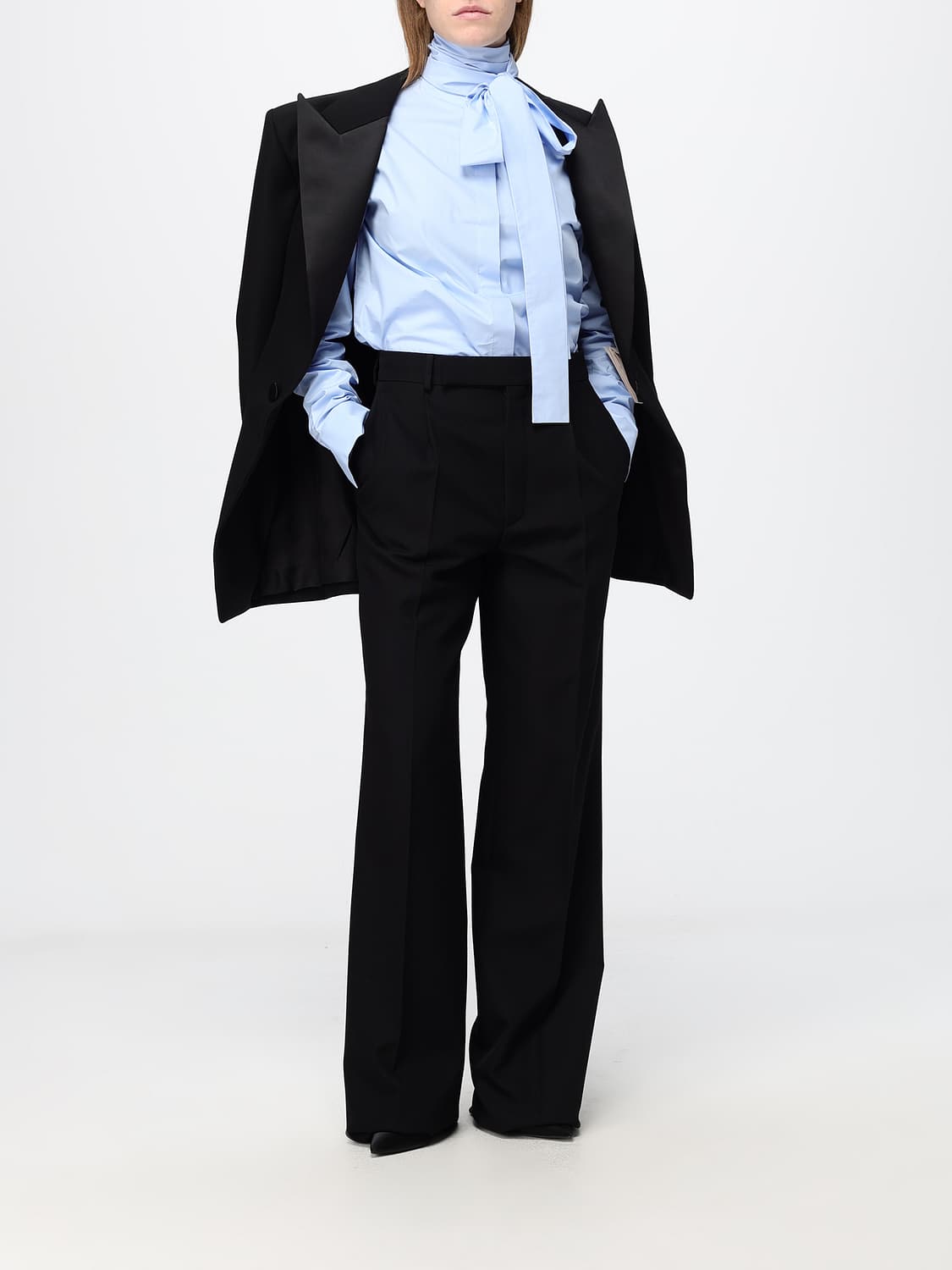 SAINT LAURENT HOSE: Hose damen Saint Laurent, Schwarz - Img 2