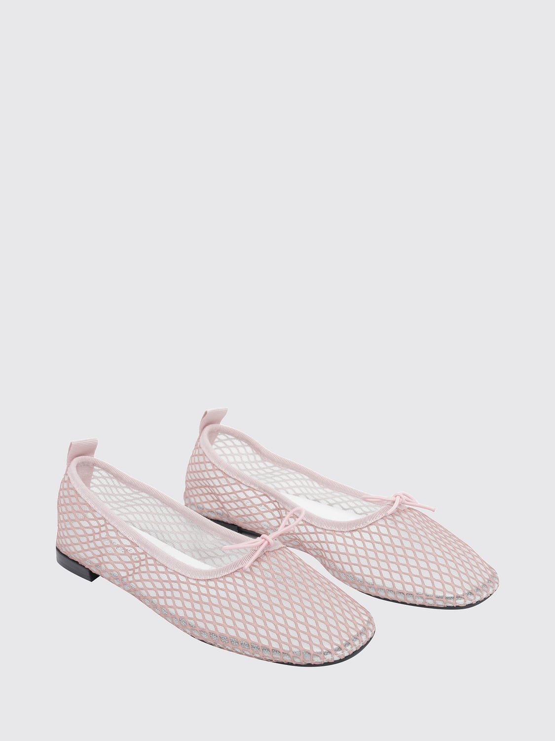 REPETTO BALLERINAS: Ballerinas Repetto aus Netz-Nylon mit Zierschleife und runder Spitze, Pink - Img 2
