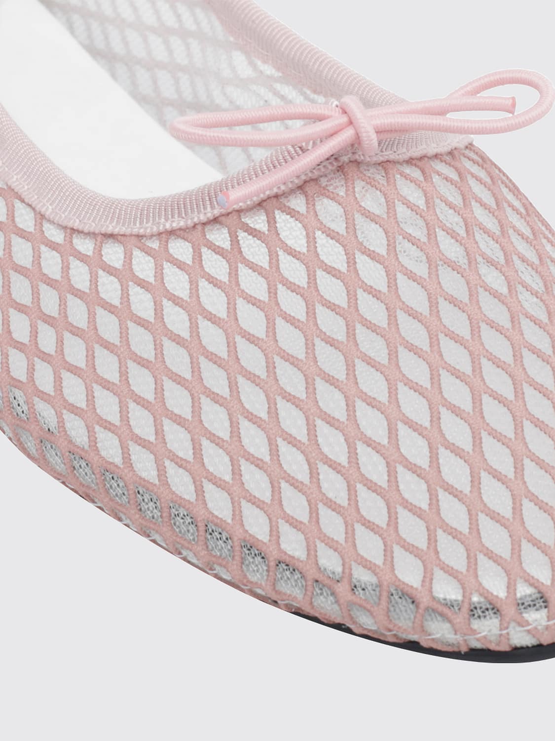 REPETTO BALLERINAS: Ballerinas Repetto aus Netz-Nylon mit Zierschleife und runder Spitze, Pink - Img 4