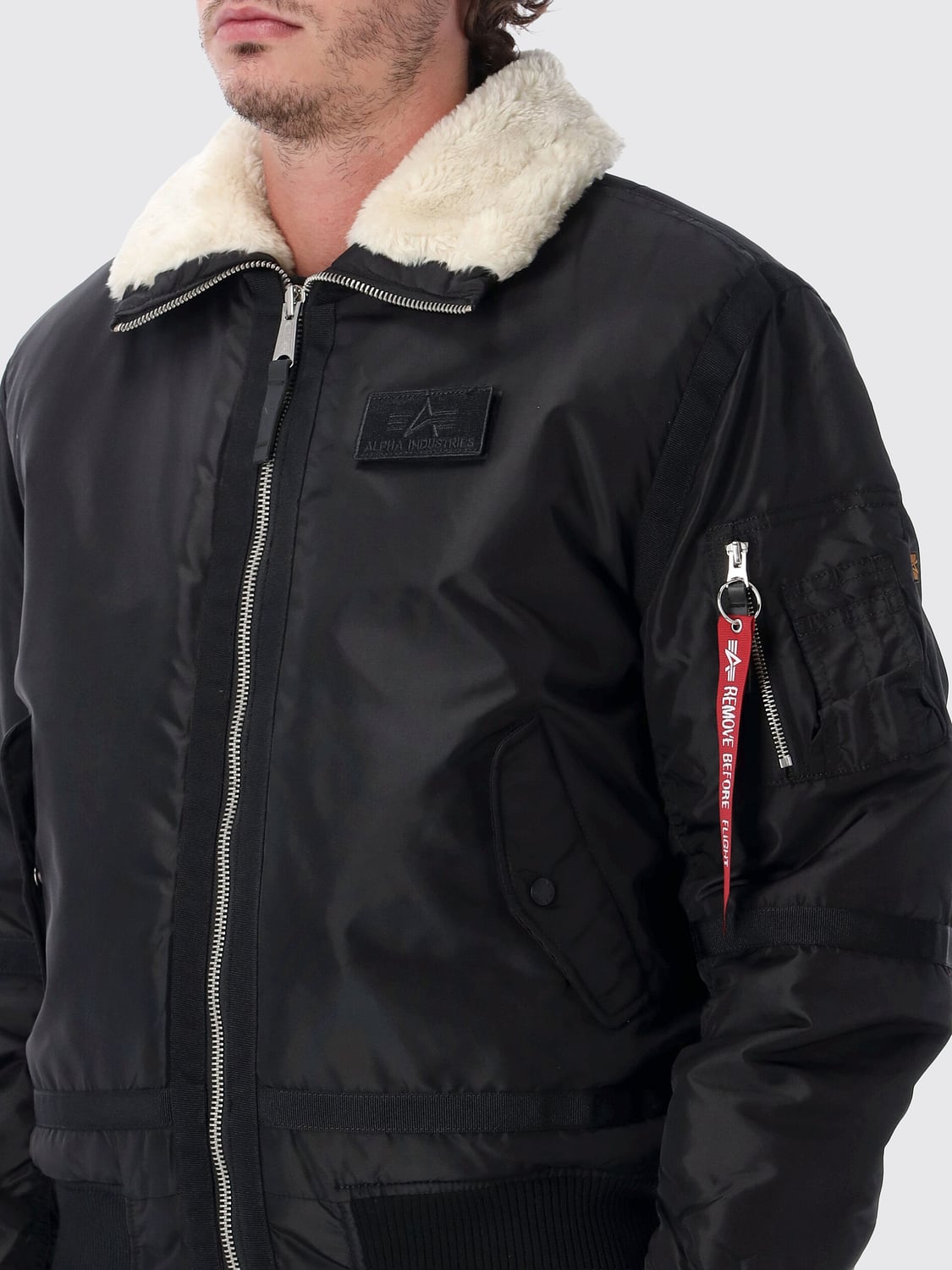 ALPHA INDUSTRIES JACKET: Jacket men Alpha Industries, Black - Img 3